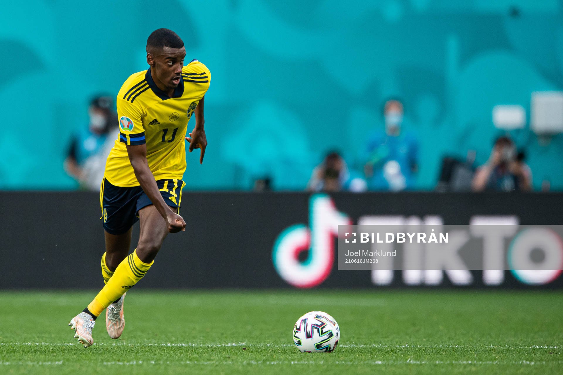 Alexander Isak of Sweden