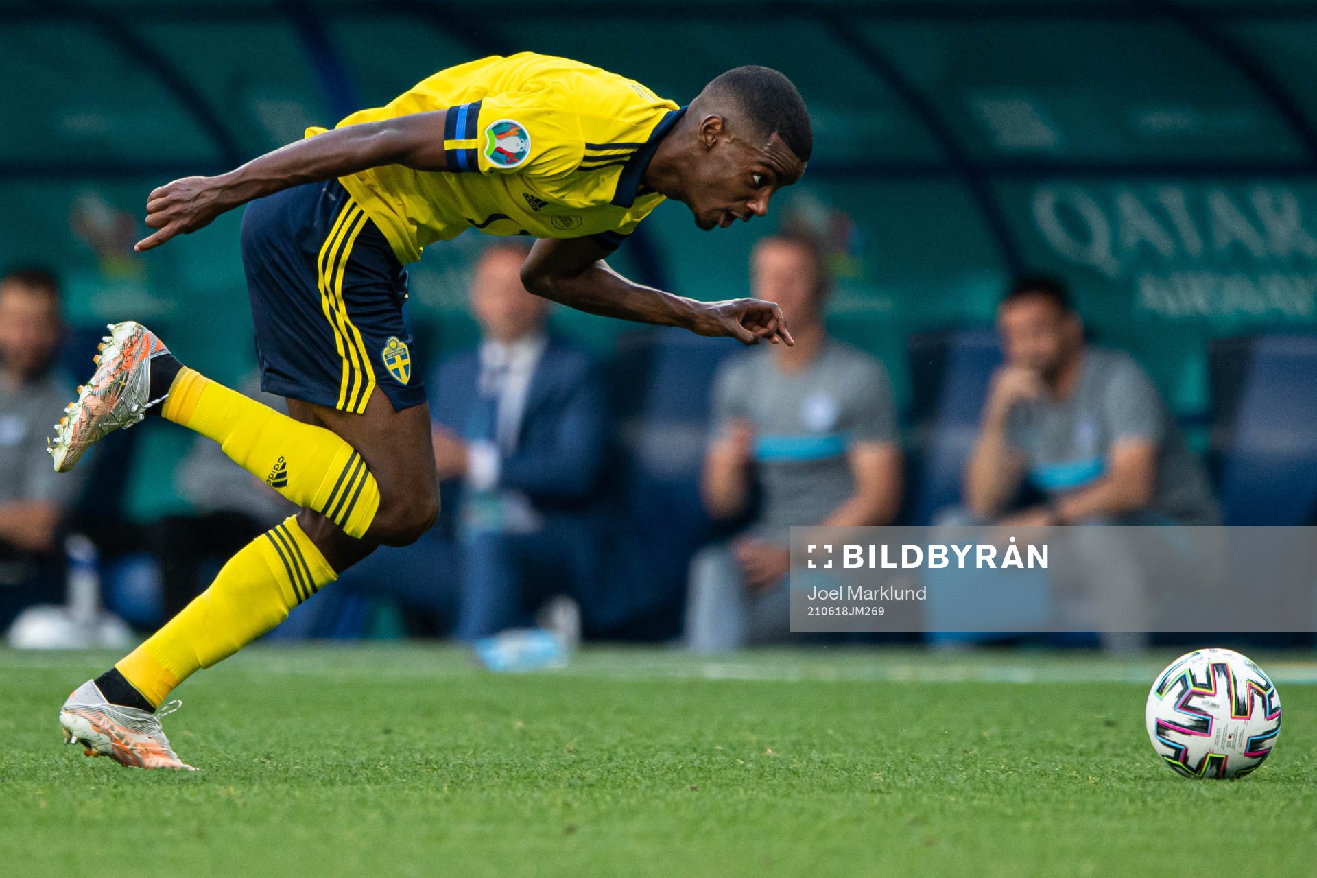 Alexander Isak of Sweden