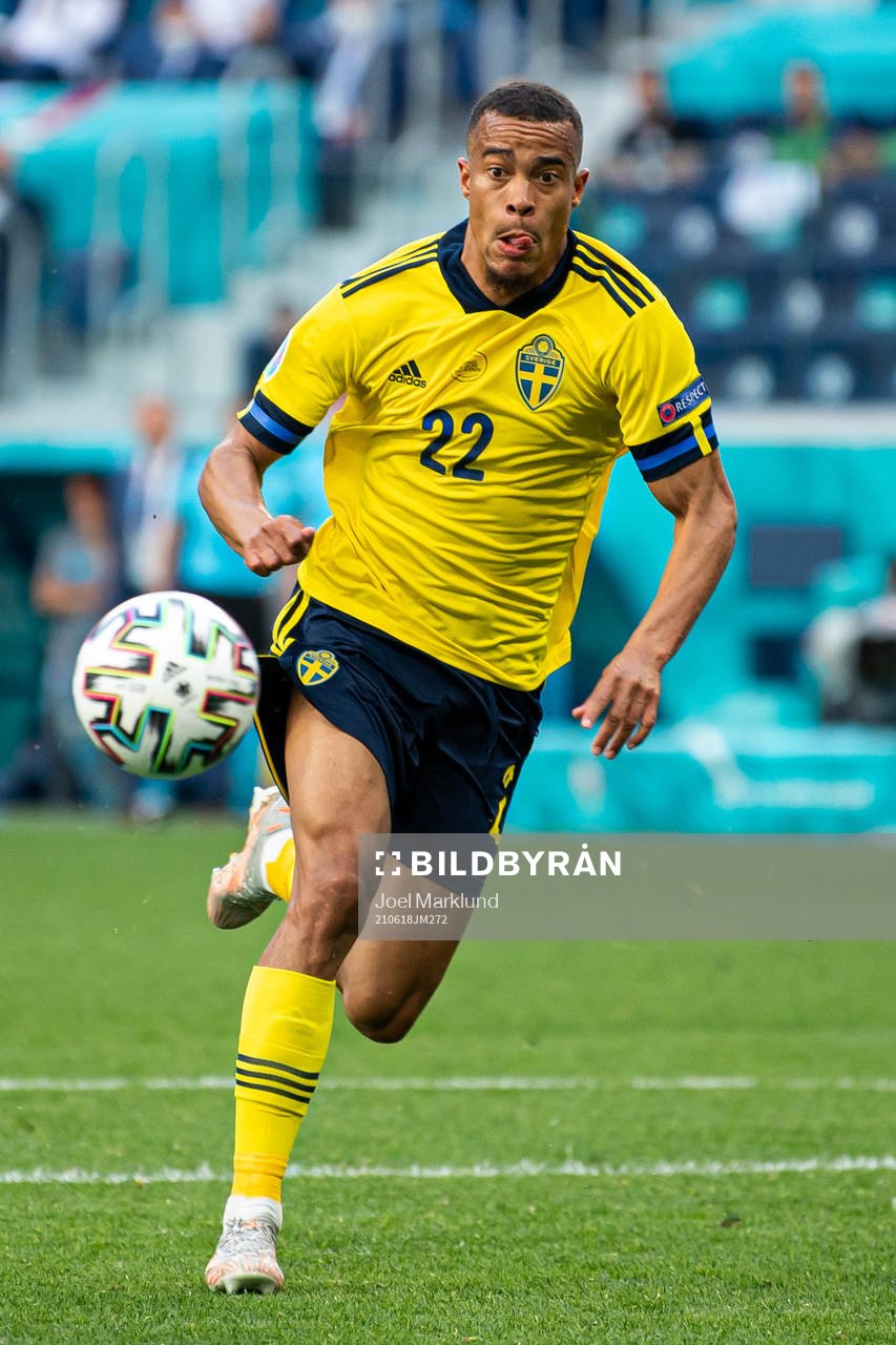 Robin Quaison of Sweden