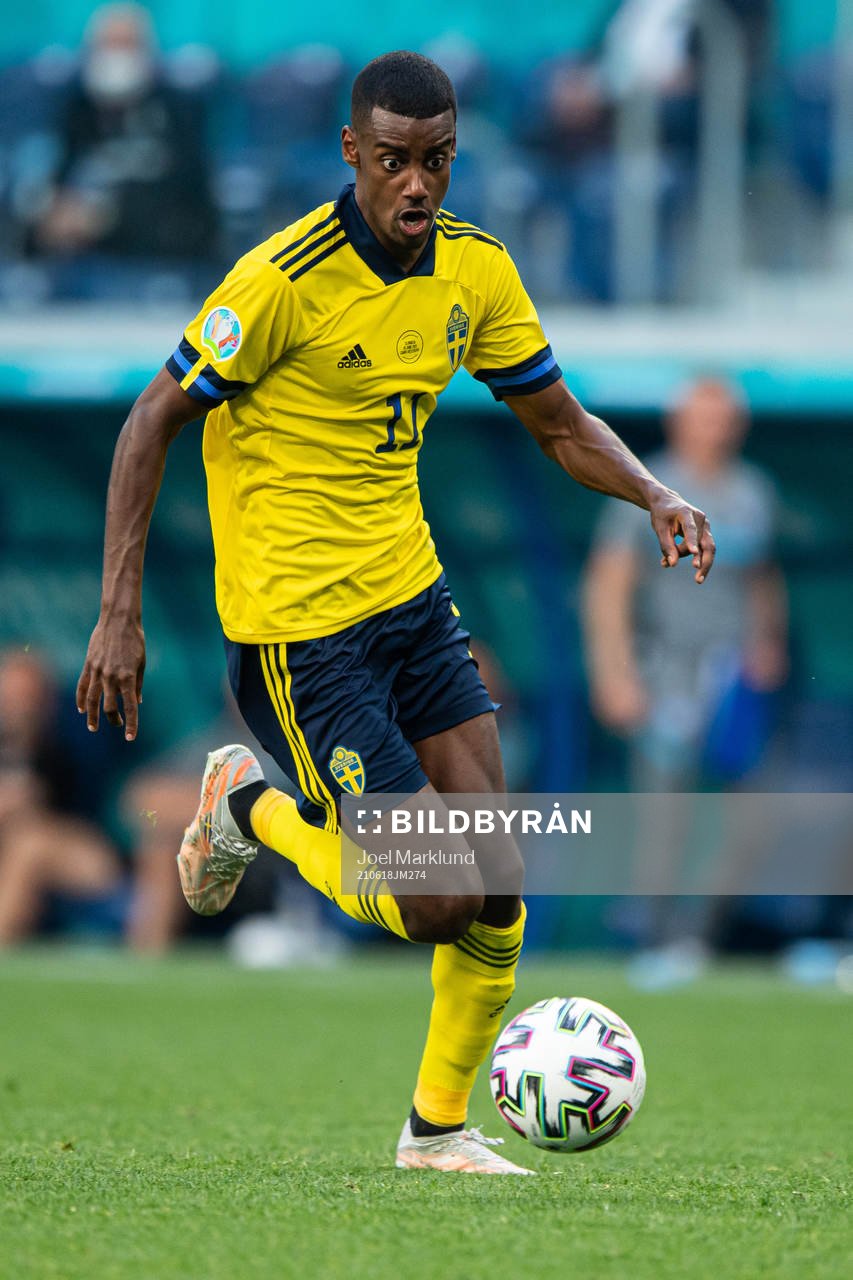 Alexander Isak of Sweden