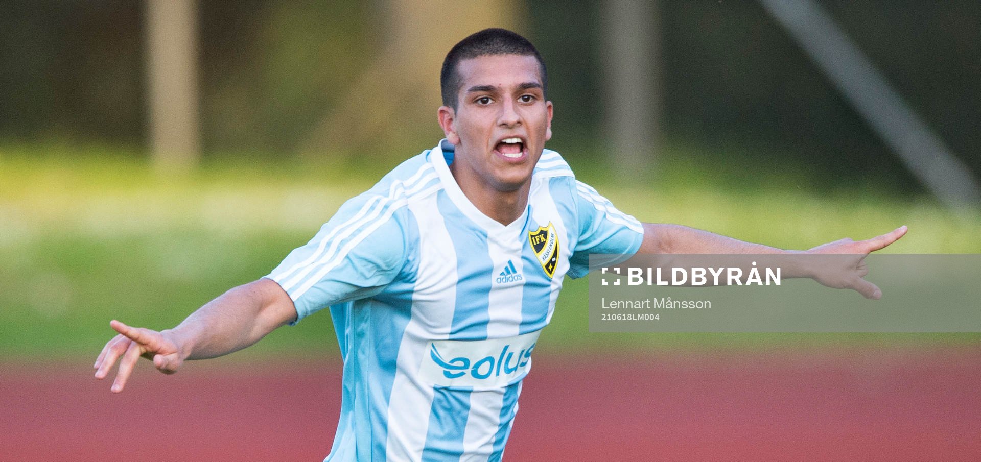IFK Hässleholm Mustafa Owaid gör 3-1 och jublar i matchen
