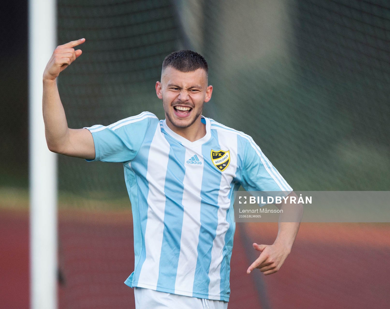 IFK Hässleholm Ivan Danielsson Andanovski har gjort 4–1