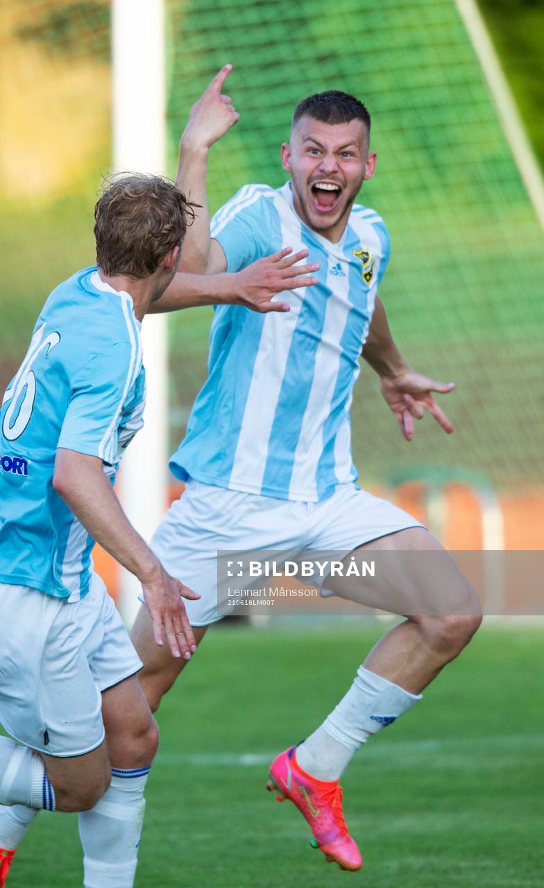 IFK Hässleholm Ivan Danielsson Andanovski har gjort 2–1