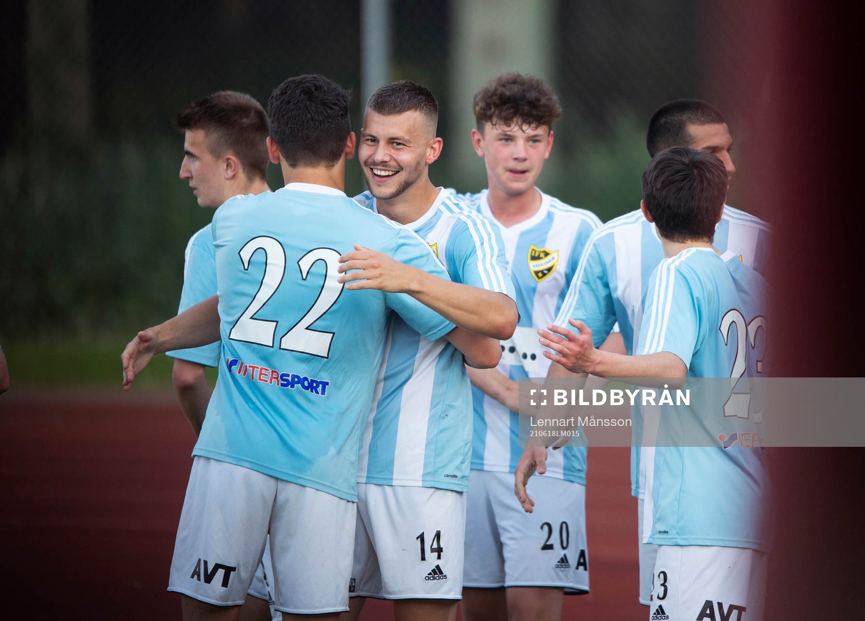 IFK Hässleholm Ivan Danielsson Andanovski har gjort 2–1