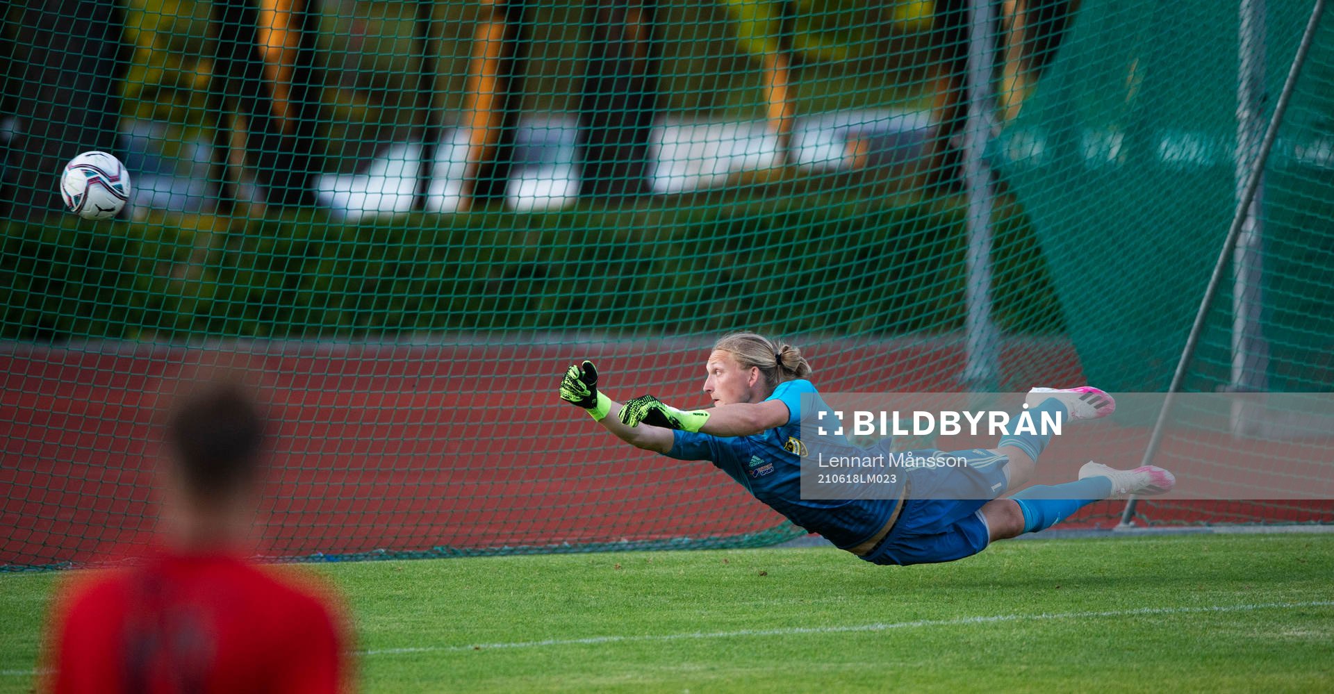 IFK Hässleholms Carl Lundahl Persson i matchen i div. 2