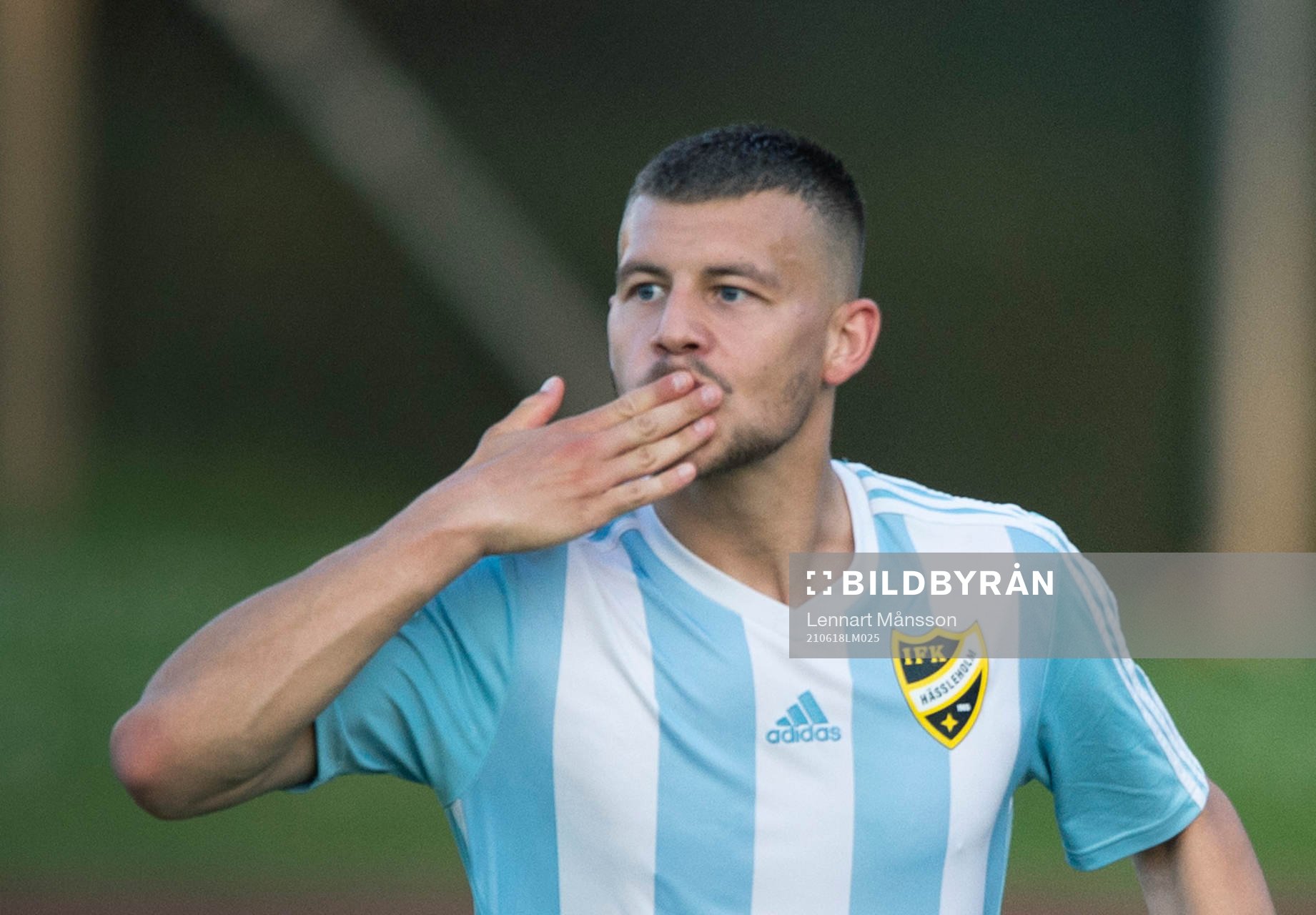 IFK Hässleholm Ivan Danielsson Andanovski har gjort 4–1