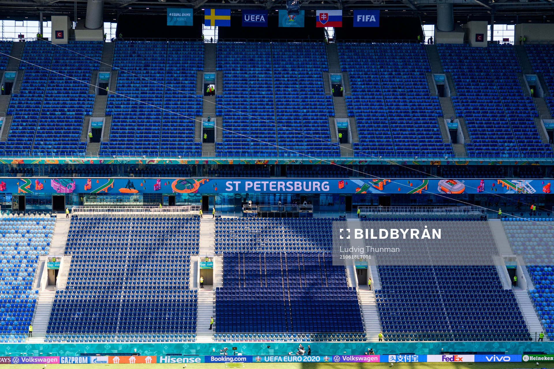 General view of Saint Petersburg Stadium