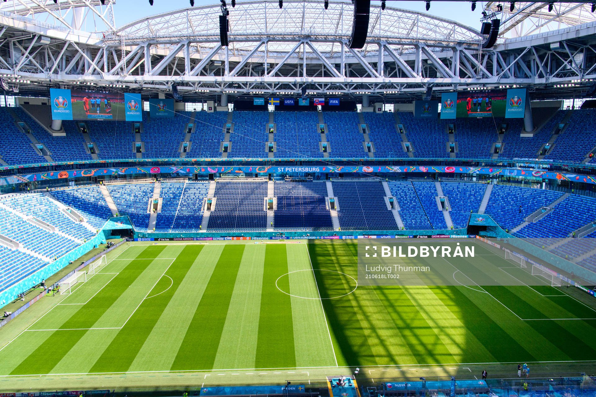 General view of Saint Petersburg Stadium