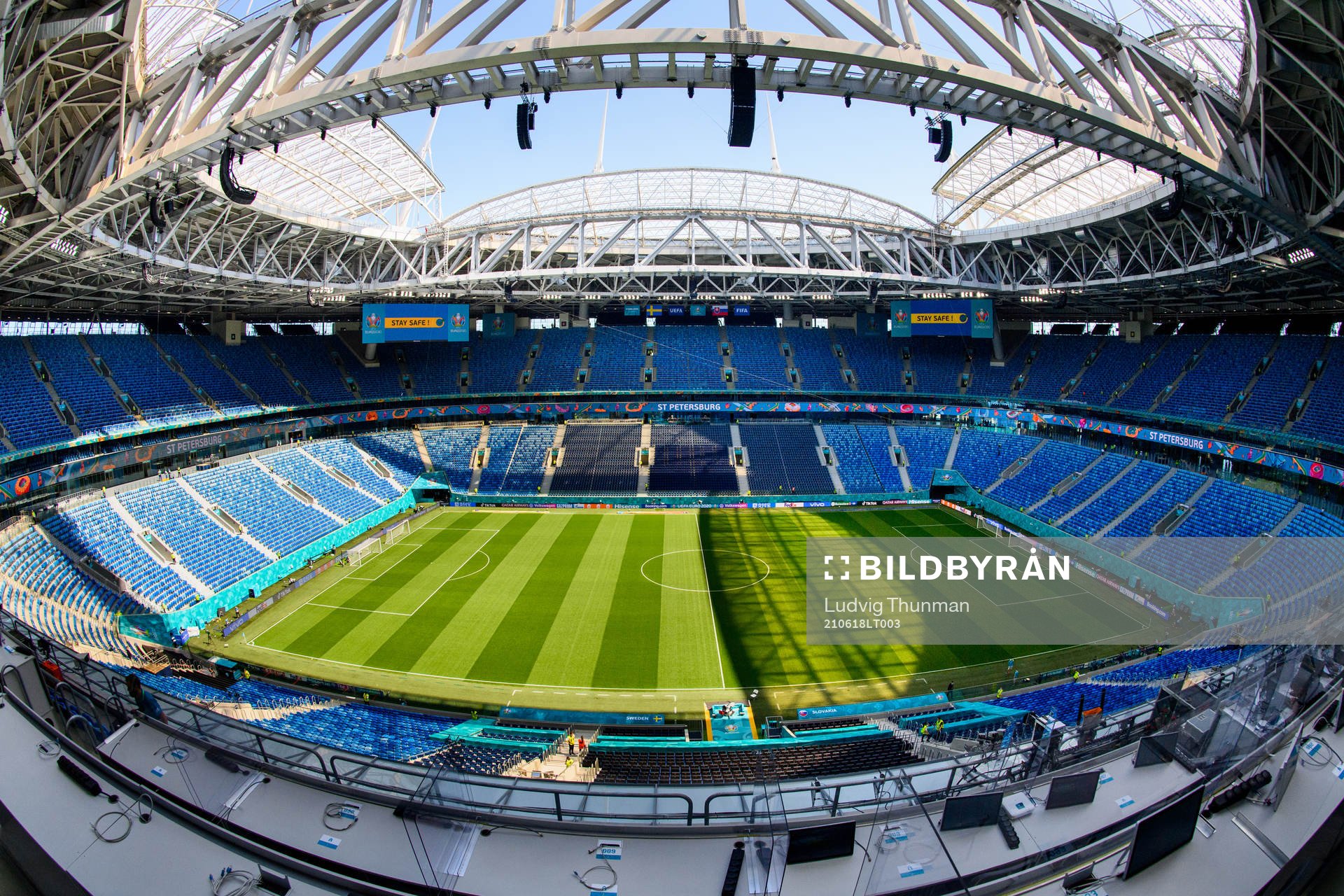 General view of Saint Petersburg Stadium