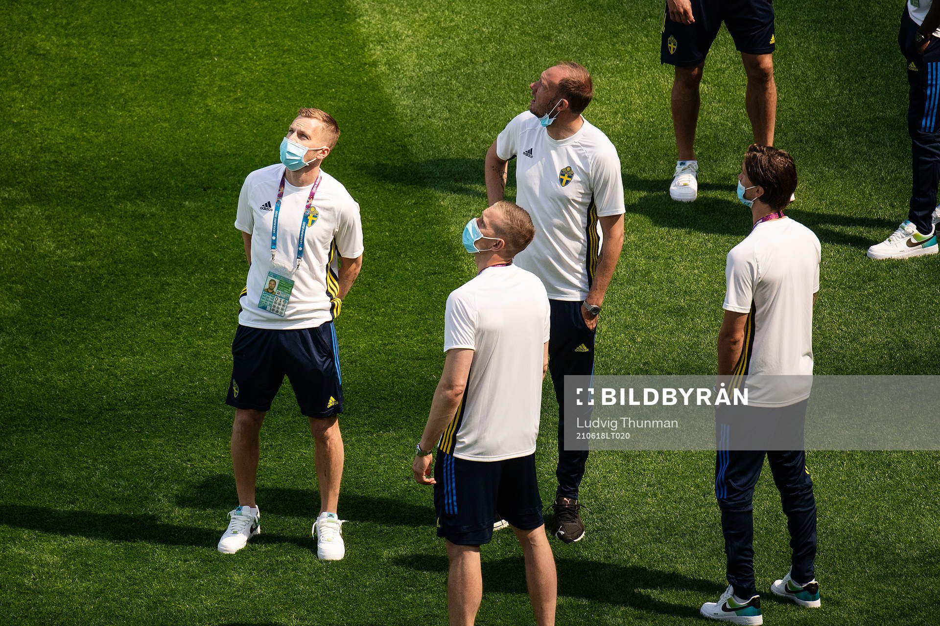 Sebastian Larsson and Andreas Granqvist  of Sweden