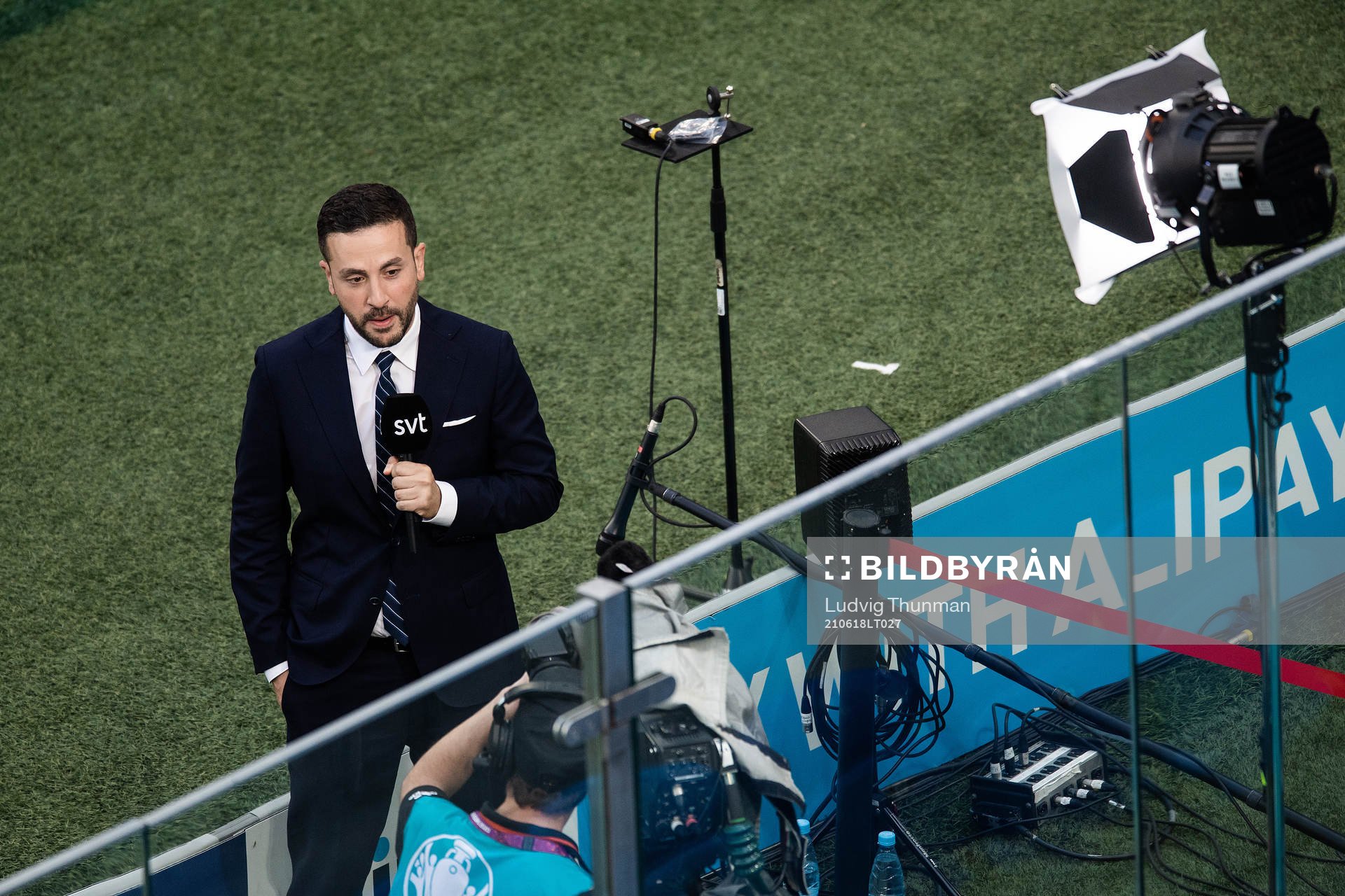Johan Kücükaslan, reporter at SVT Sport