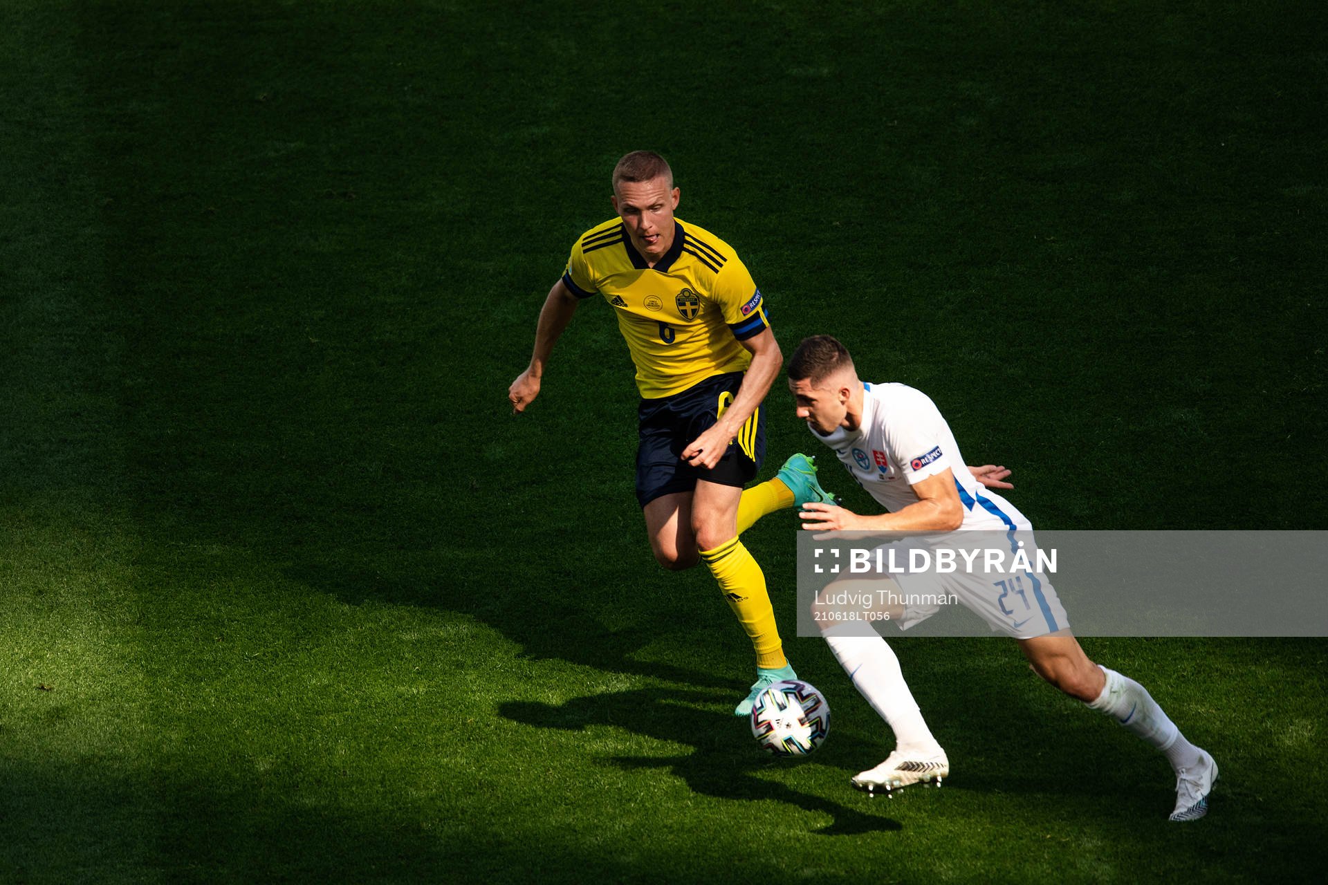Ludwig Augustinsson of Sweden and Martin Koscelnik of