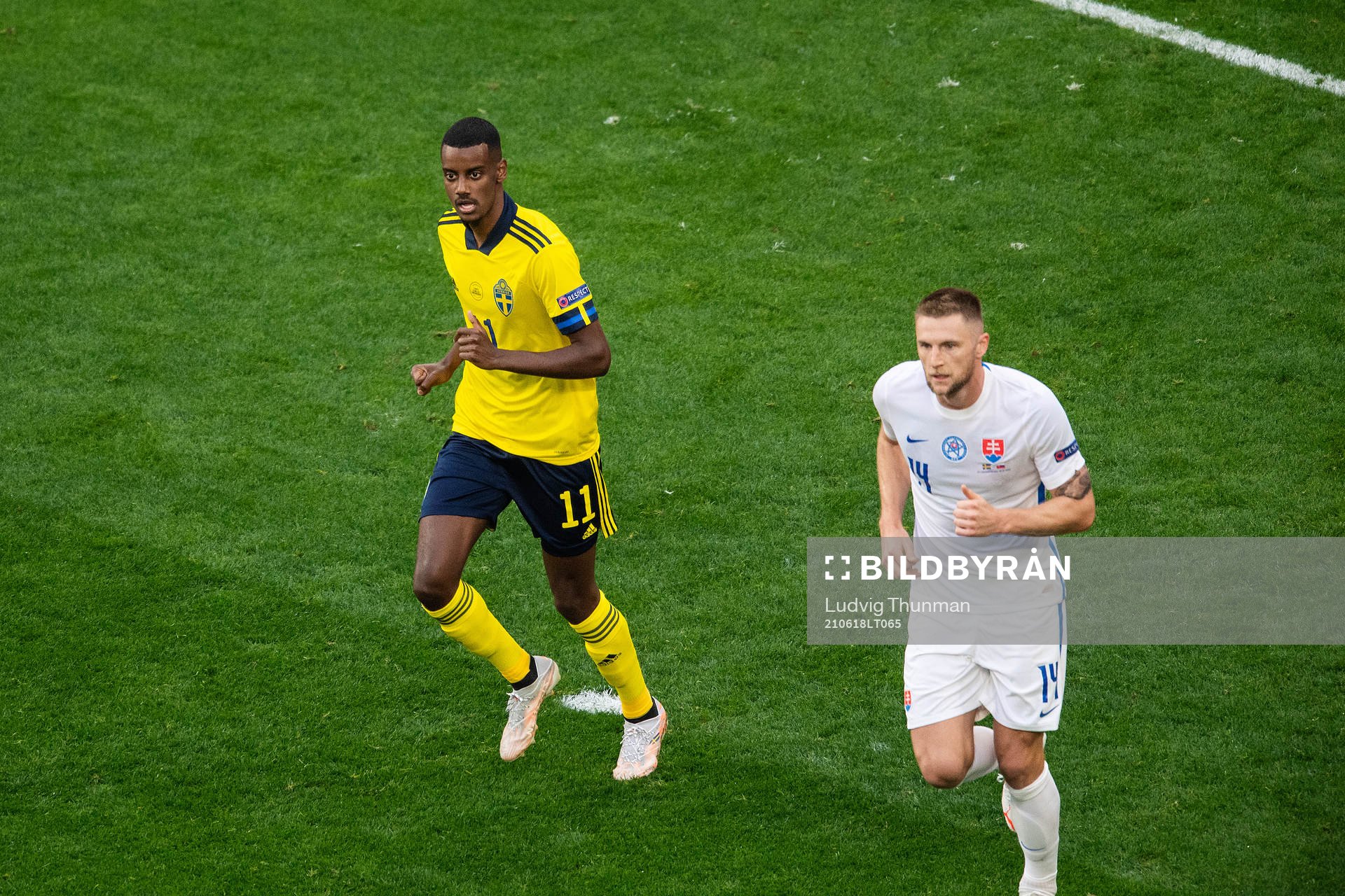Alexander Isak of Sweden