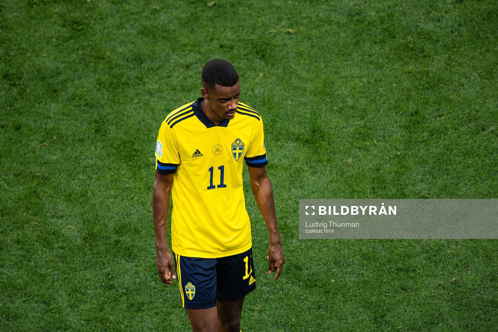 Alexander Isak of Sweden