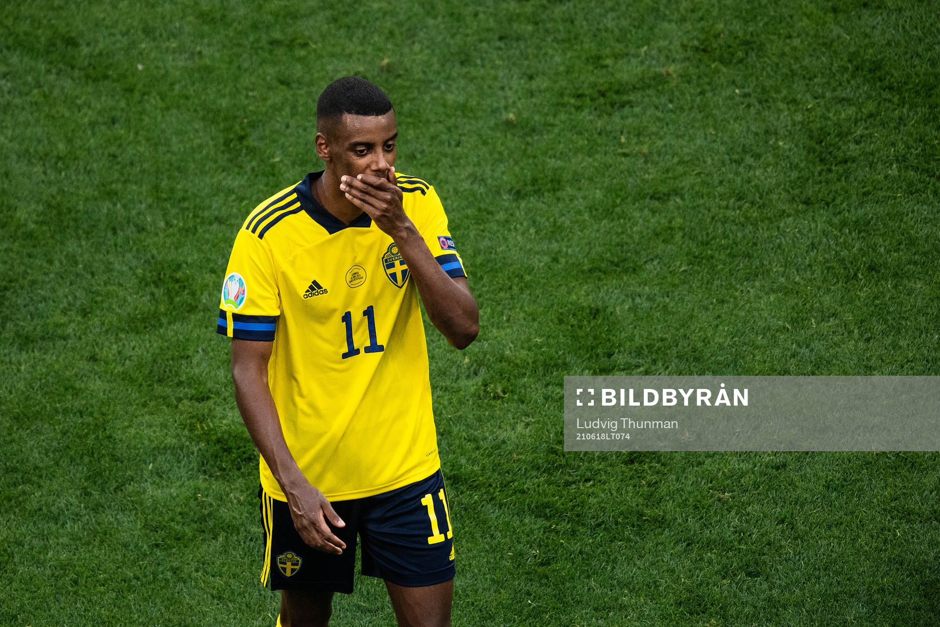 Alexander Isak of Sweden