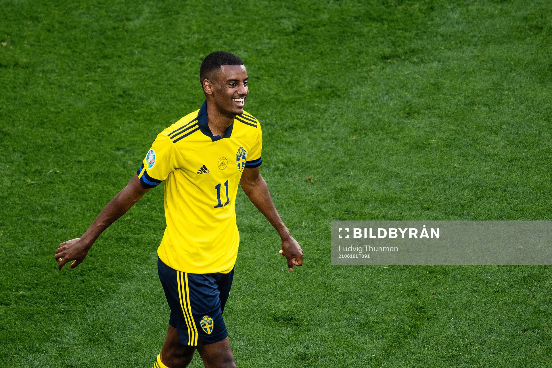 Alexander Isak of Sweden