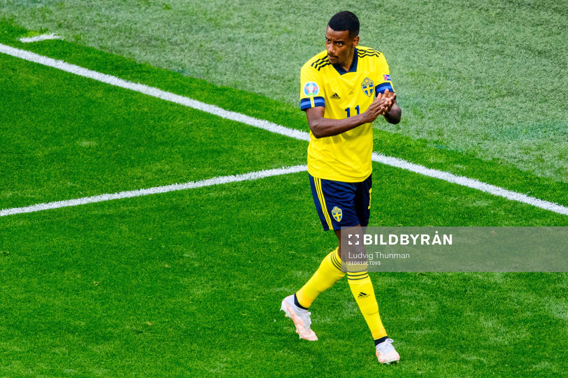 Alexander Isak of Sweden