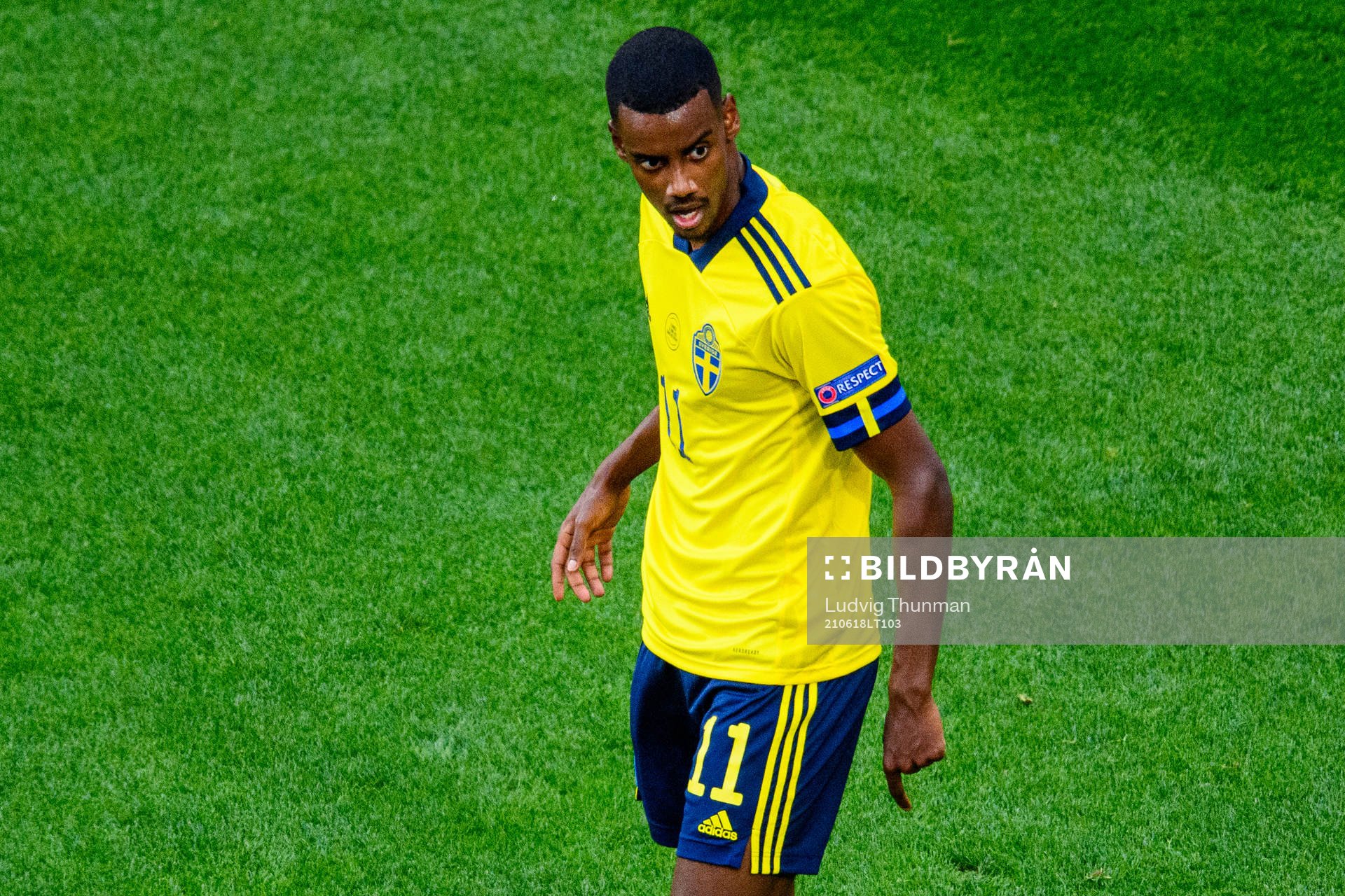 Alexander Isak of Sweden