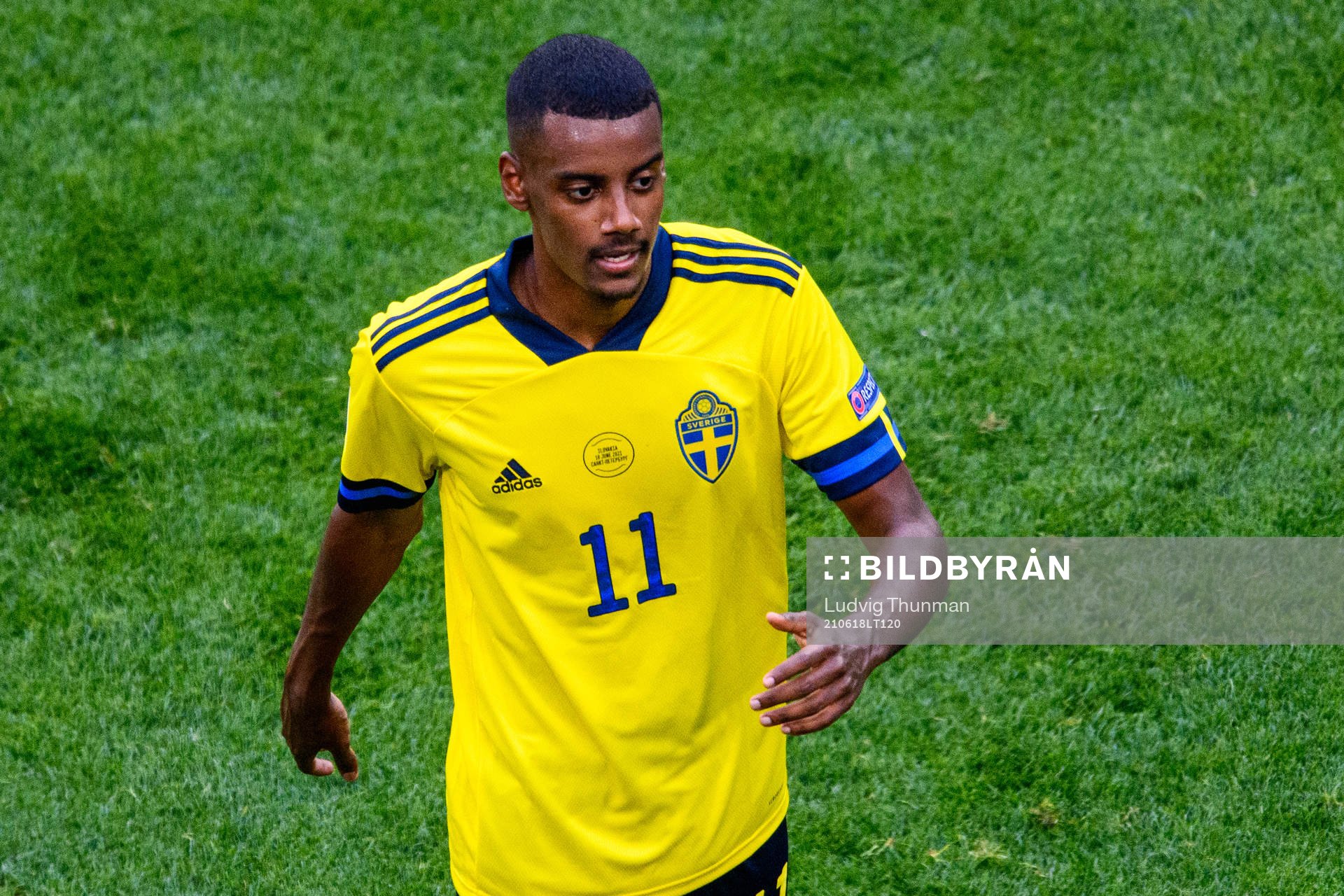 Alexander Isak of Sweden