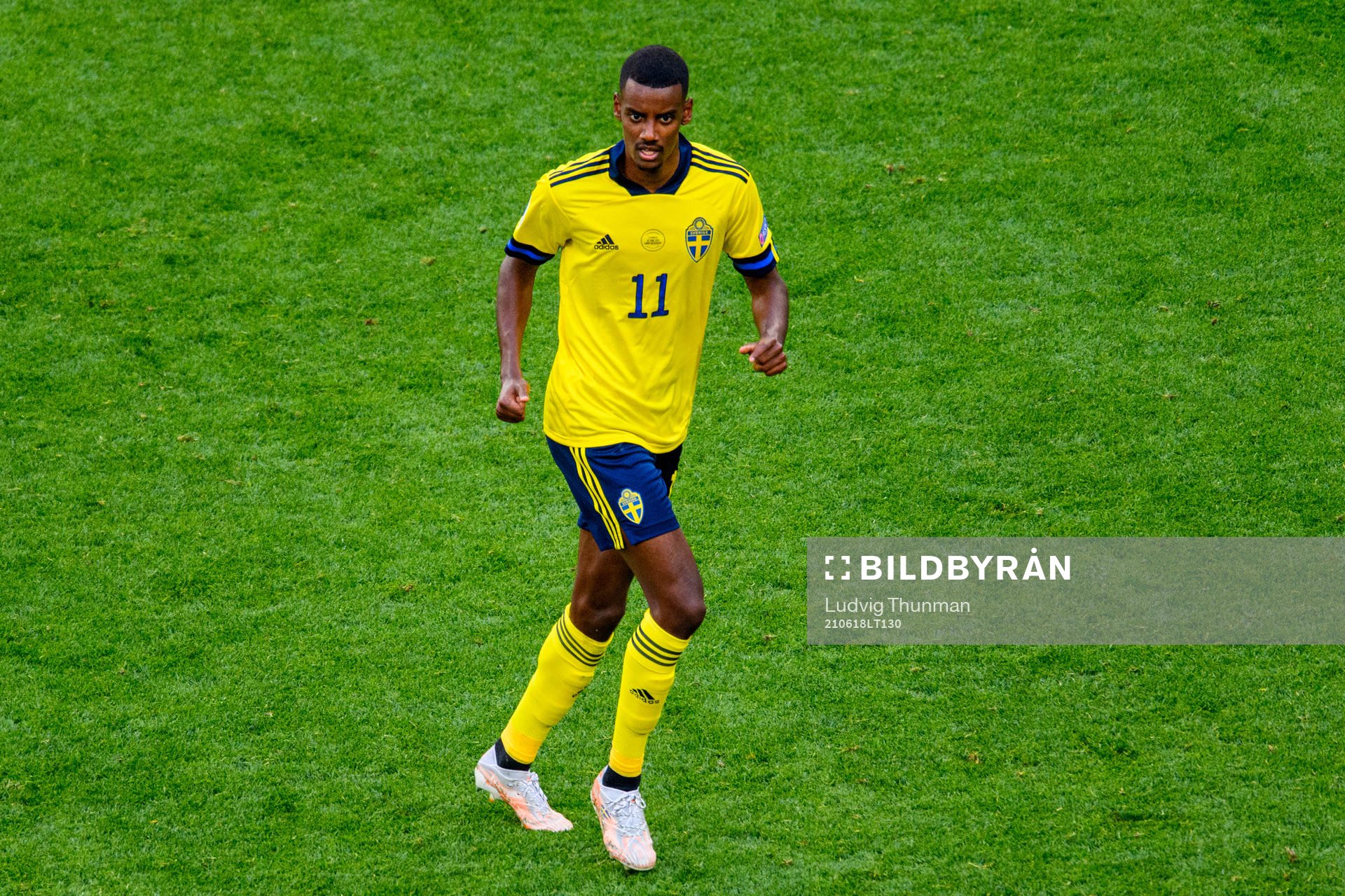 Alexander Isak of Sweden