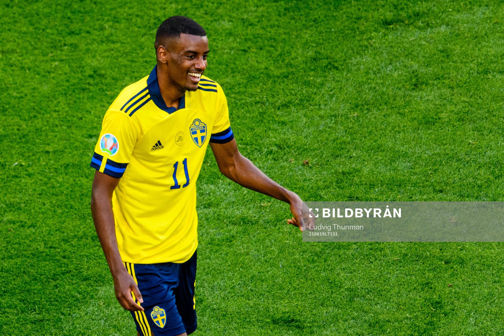 Alexander Isak of Sweden