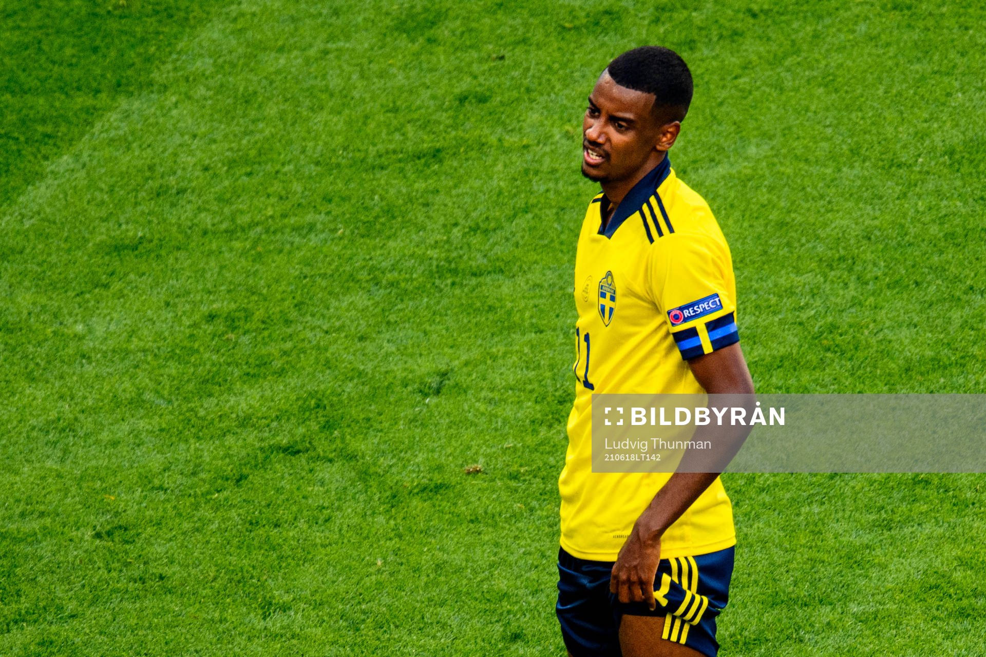 Alexander Isak of Sweden