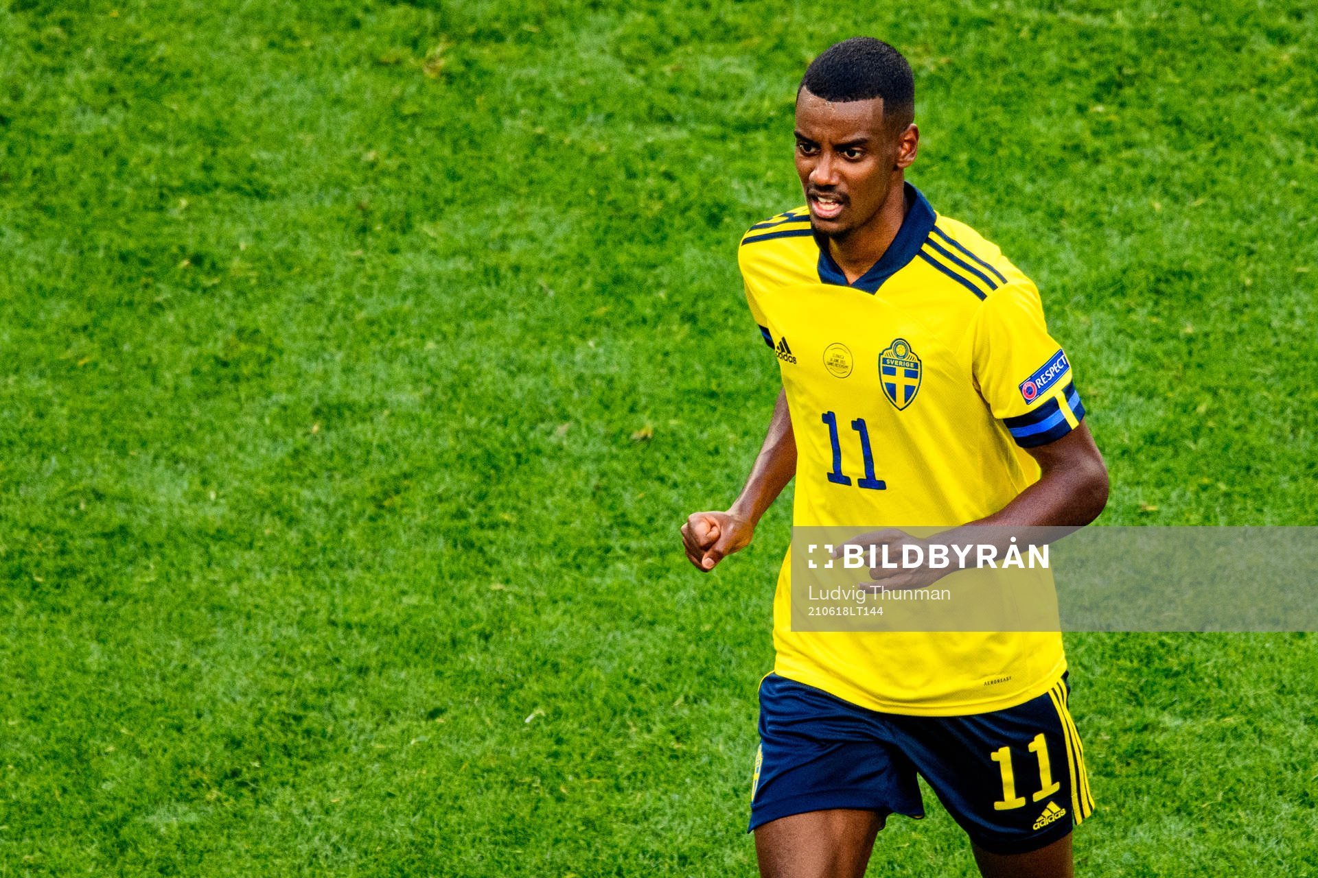 Alexander Isak of Sweden