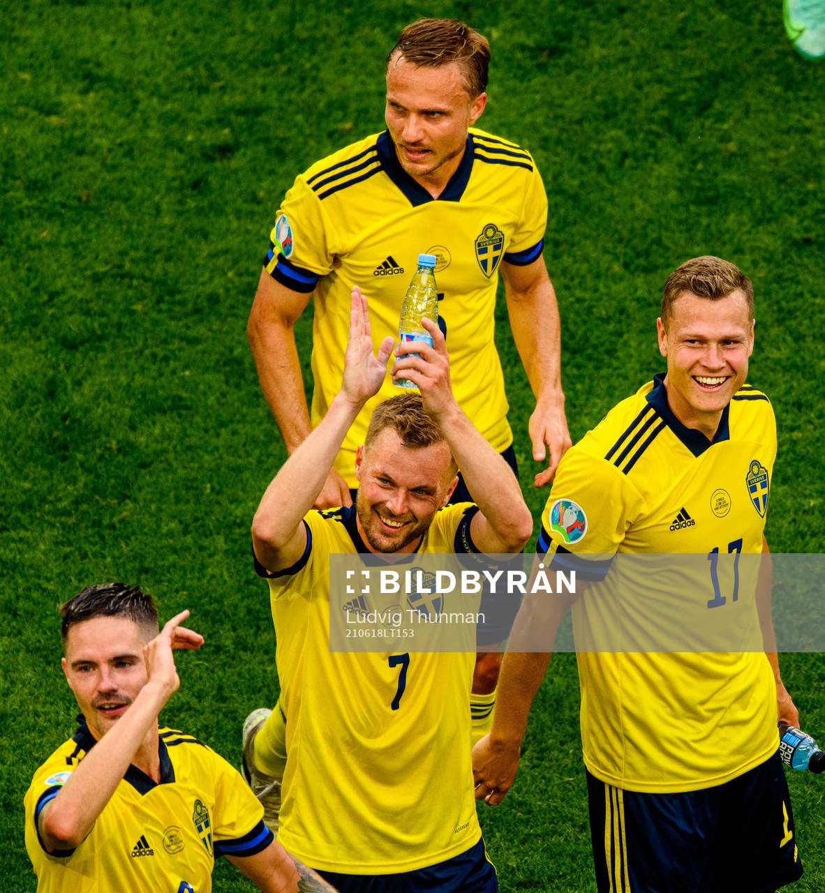 Mikael Lustig, Sebastian Larsson, Pierre Bengtsson and
