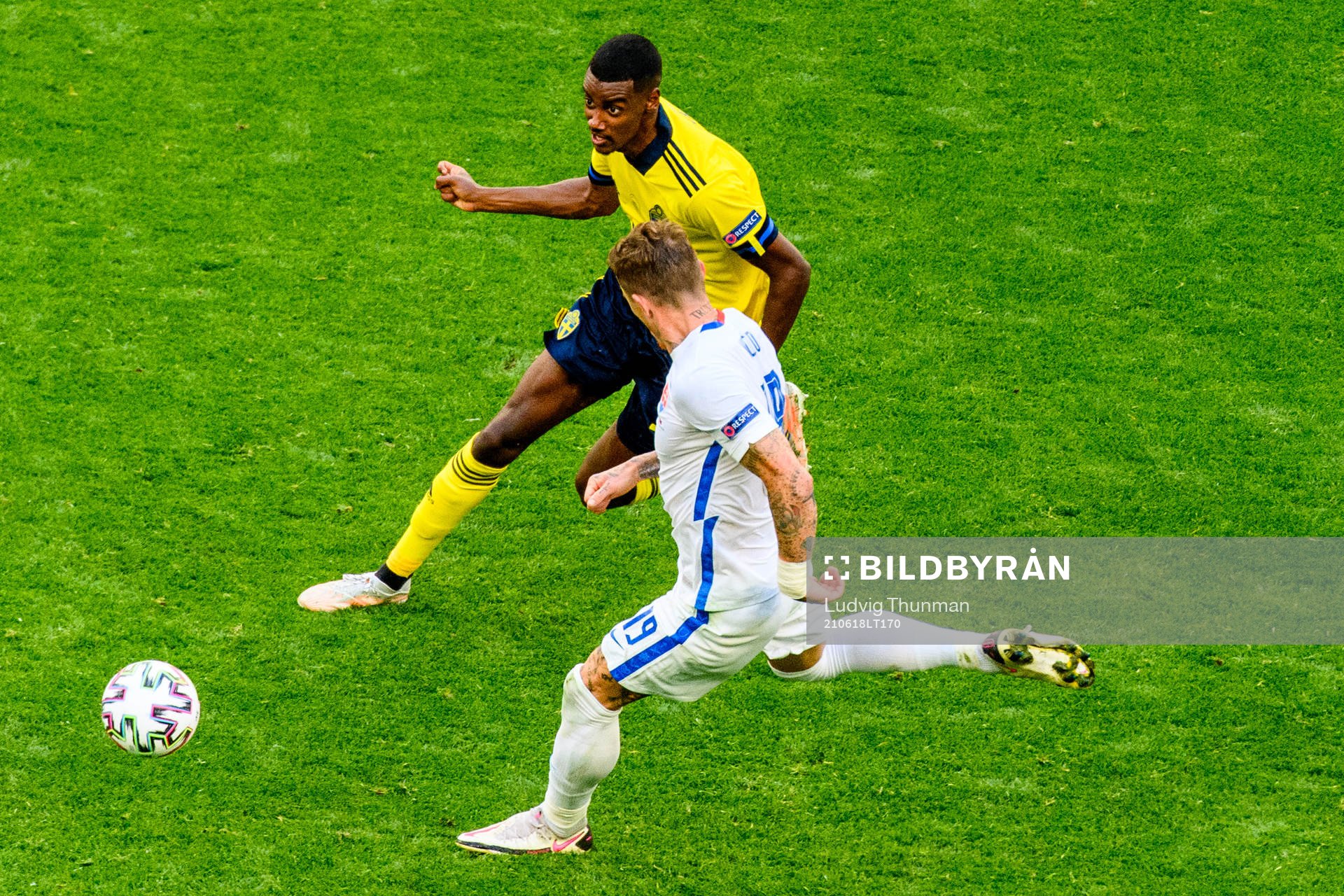 Alexander Isak of Sweden