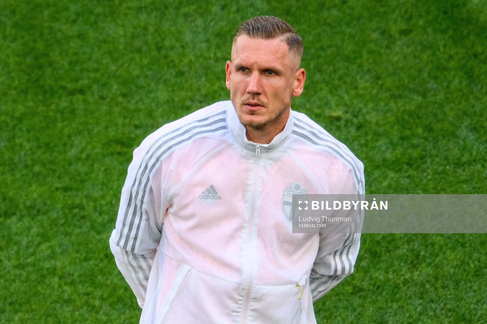 Goalkeeper Robin Olsen of Sweden