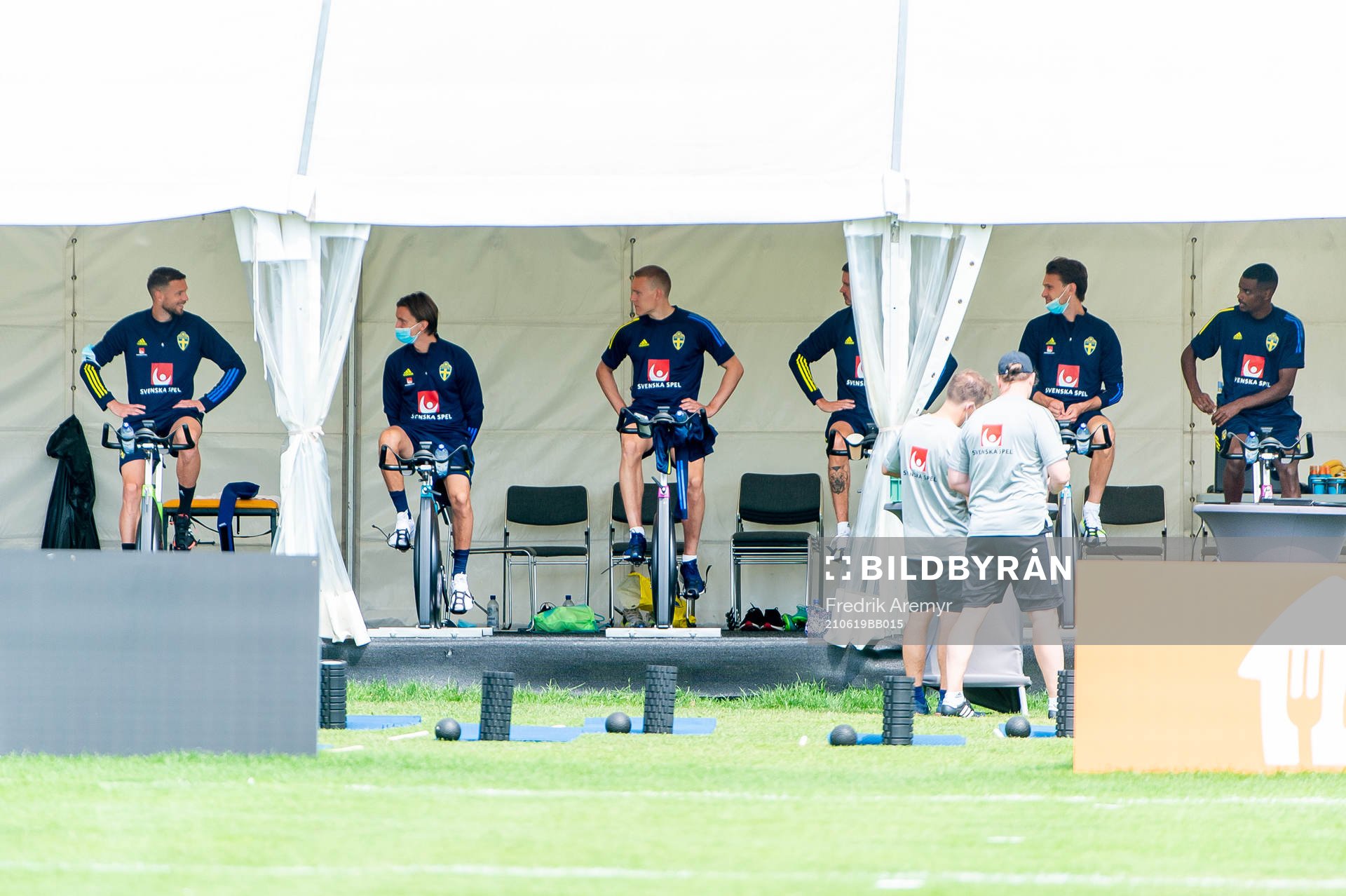 Marcus Berg, Kristoffer Olsson, Ludwig Augustinsson, Mikael