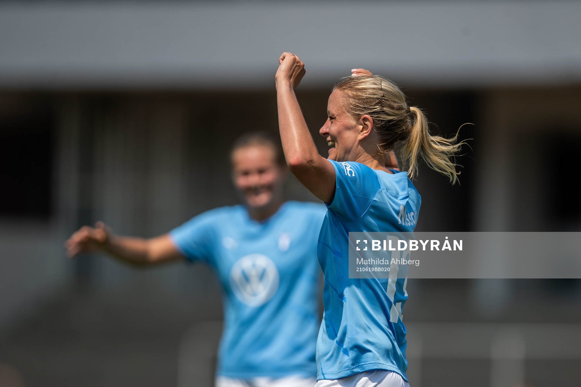Malmö FFs Annelie Nilsson jublar
