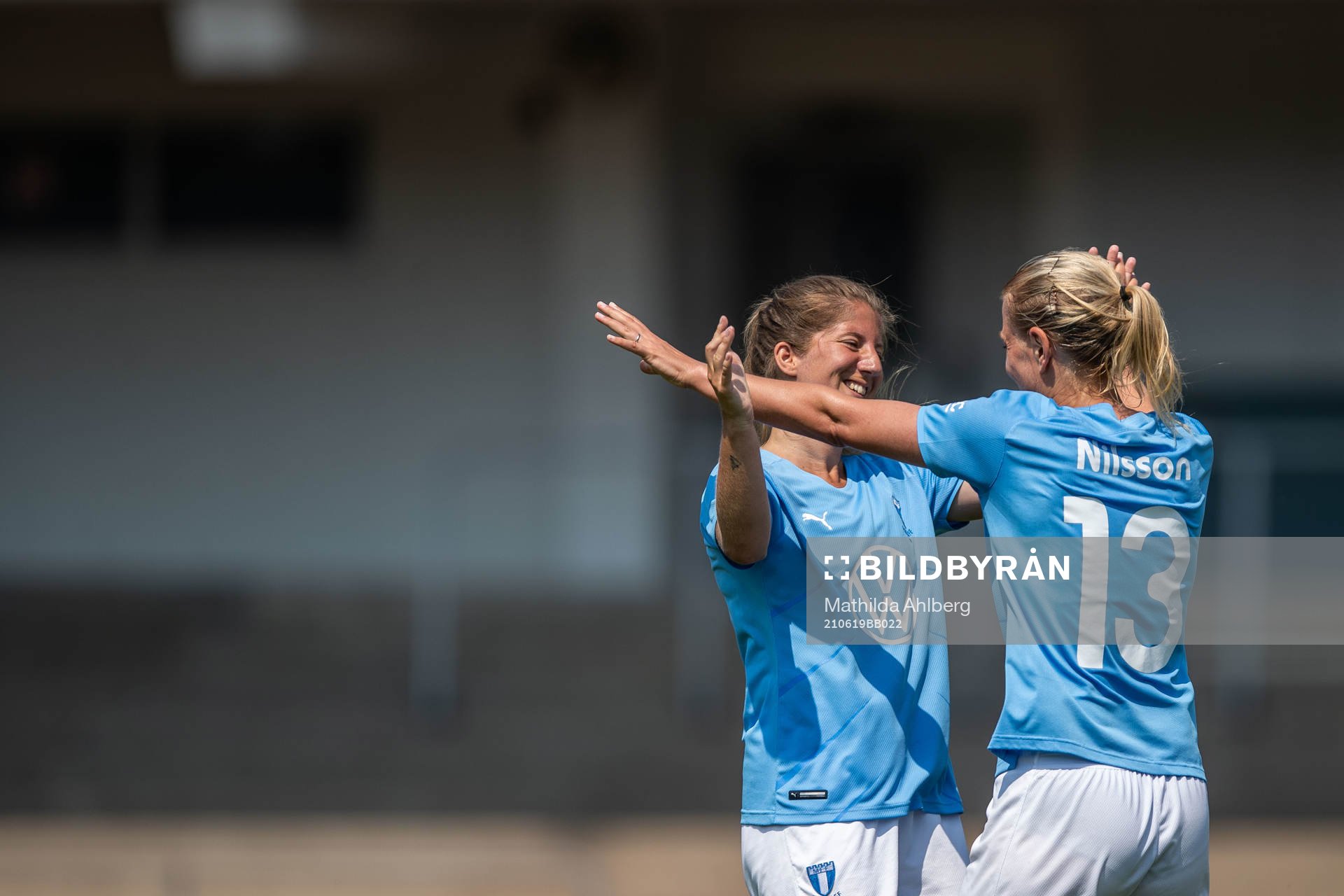 Malmö FFs Annelie Nilsson jublar