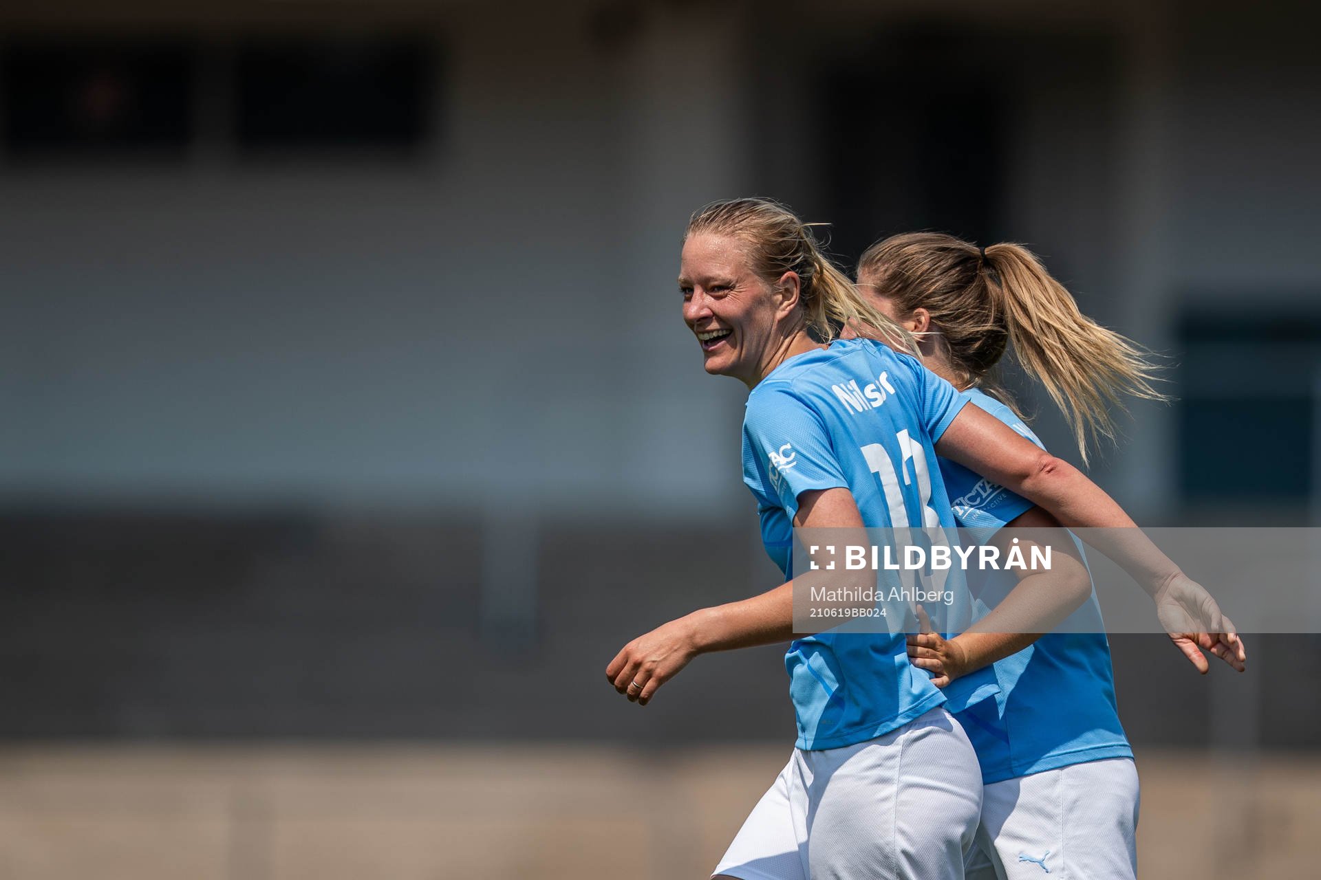 Malmö FFs Annelie Nilsson jublar