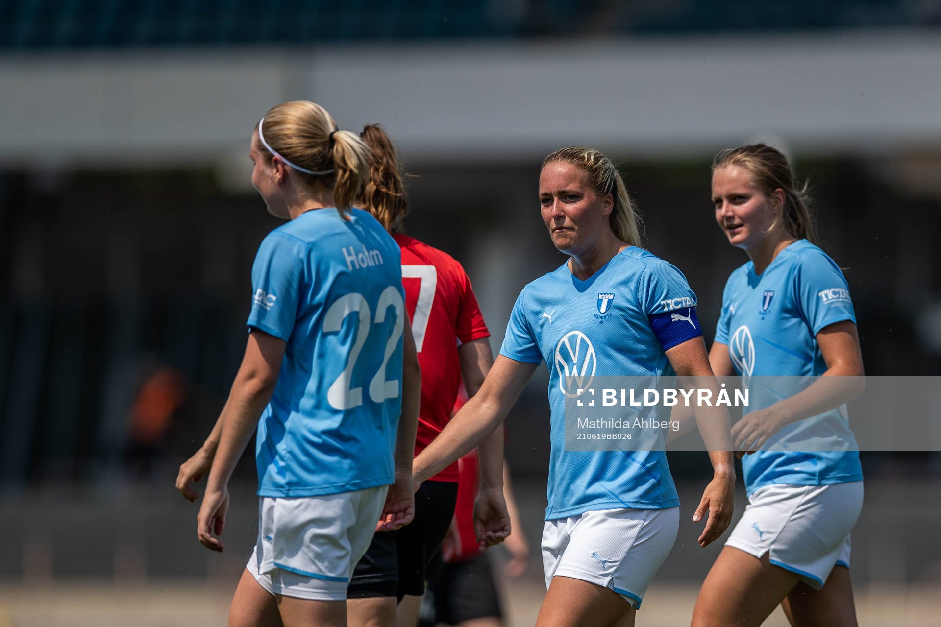 Malmö FFs Rebecka Holm jublar