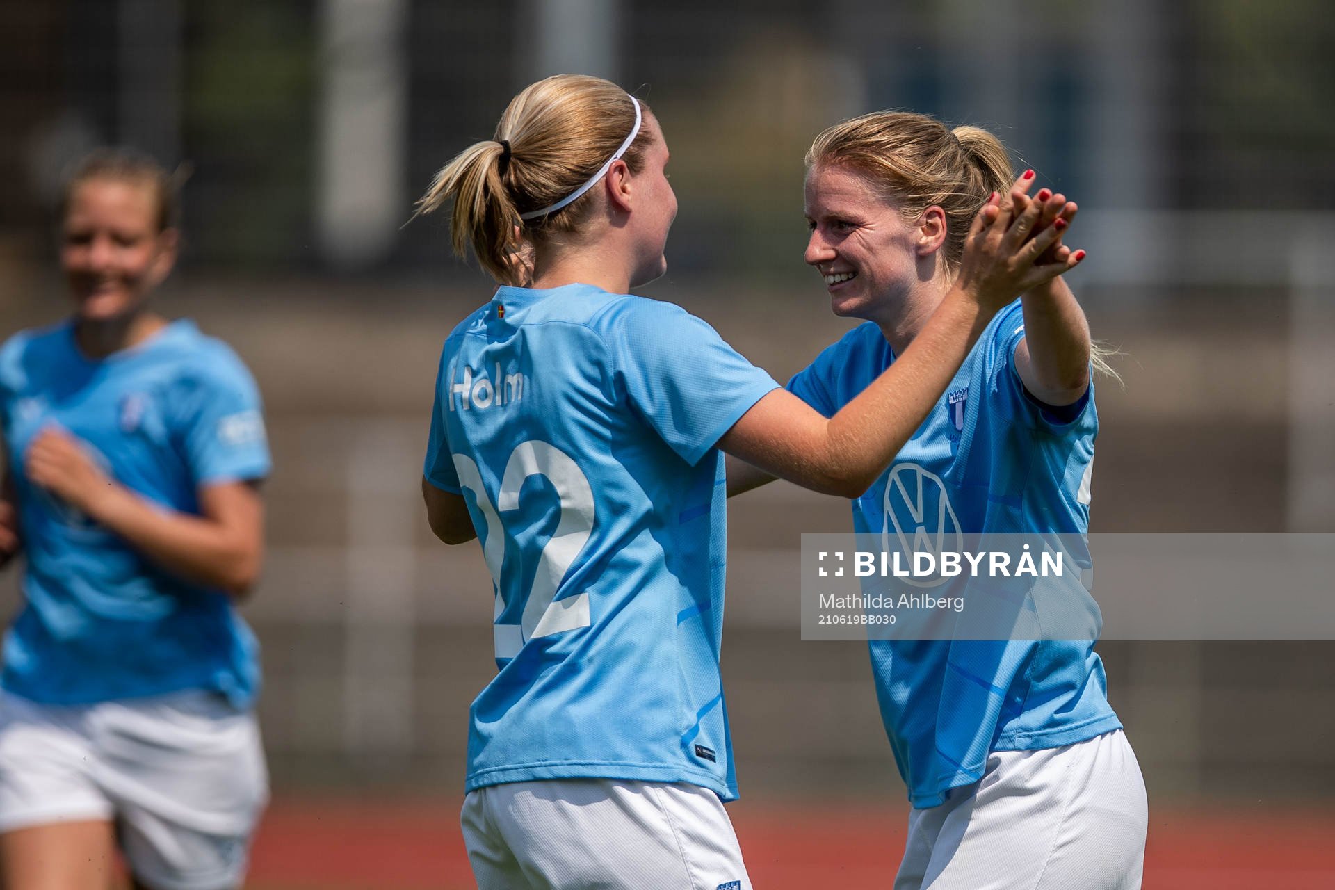 Malmö FFs Amanda Kander jublar