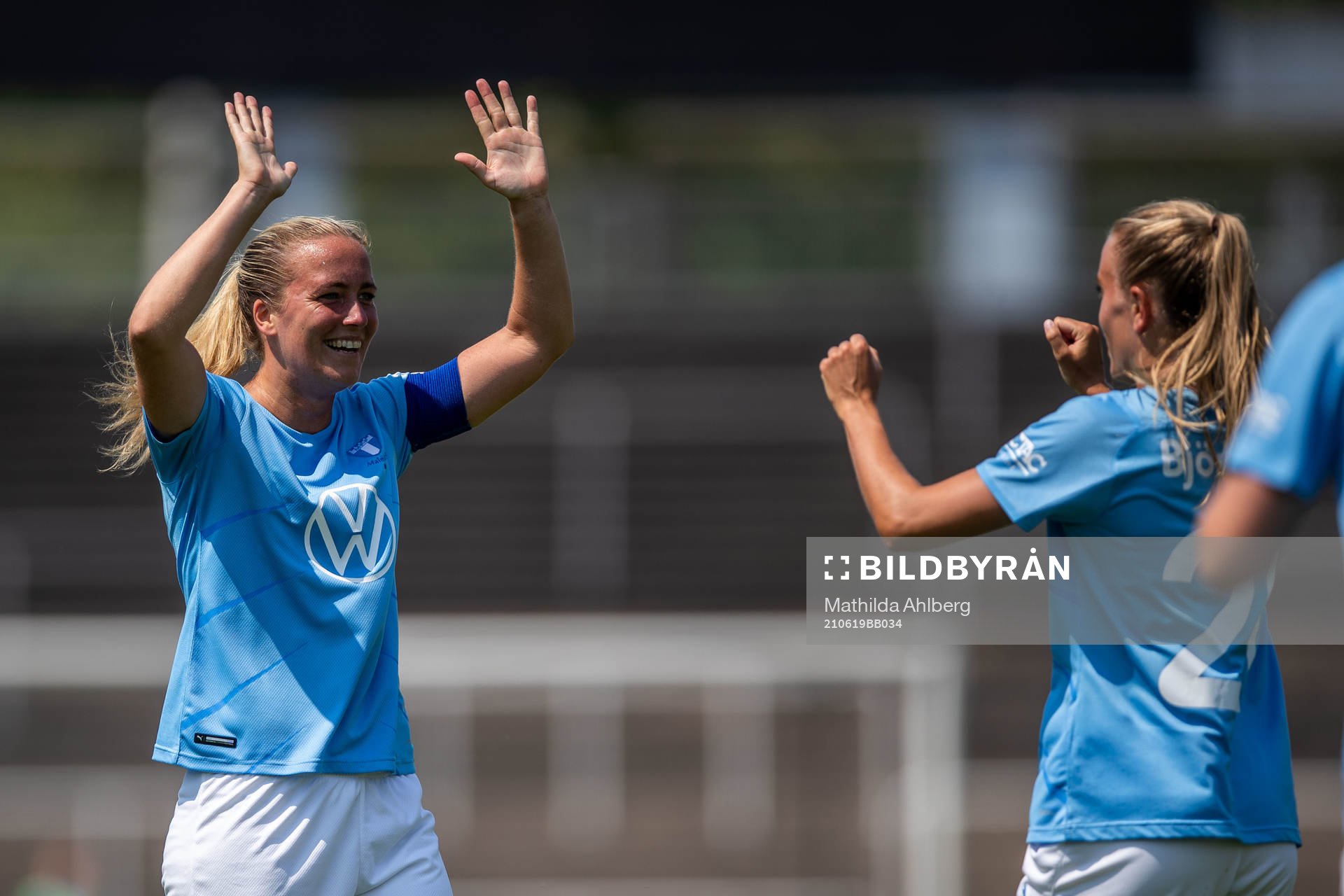 Malmö FFs Beatrice Andersson jublar
