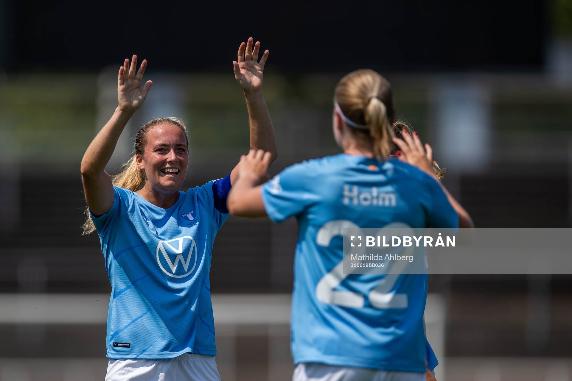 Malmö FFs Beatrice Andersson jublar