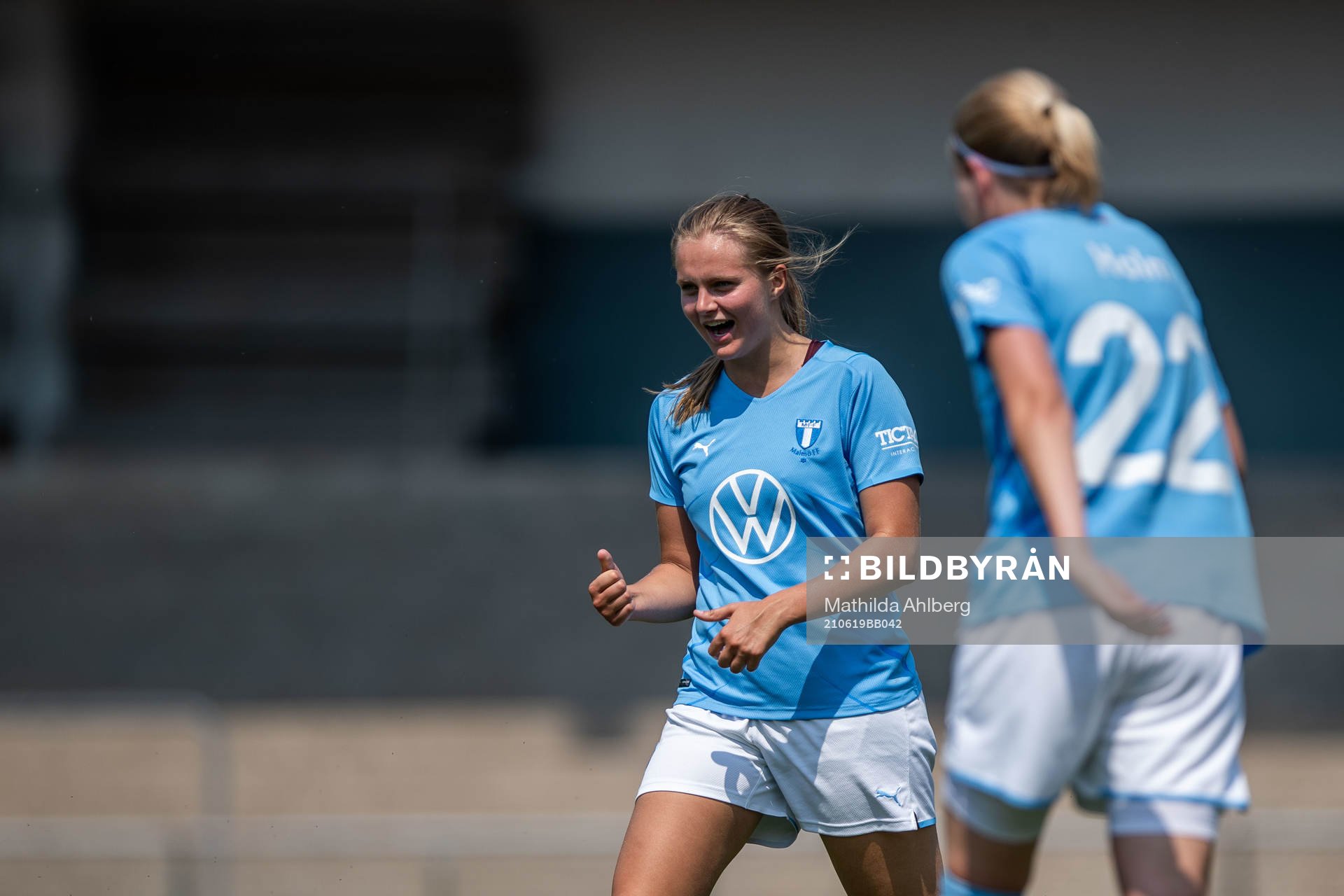 Malmö FFs Ida Lyberg jublar