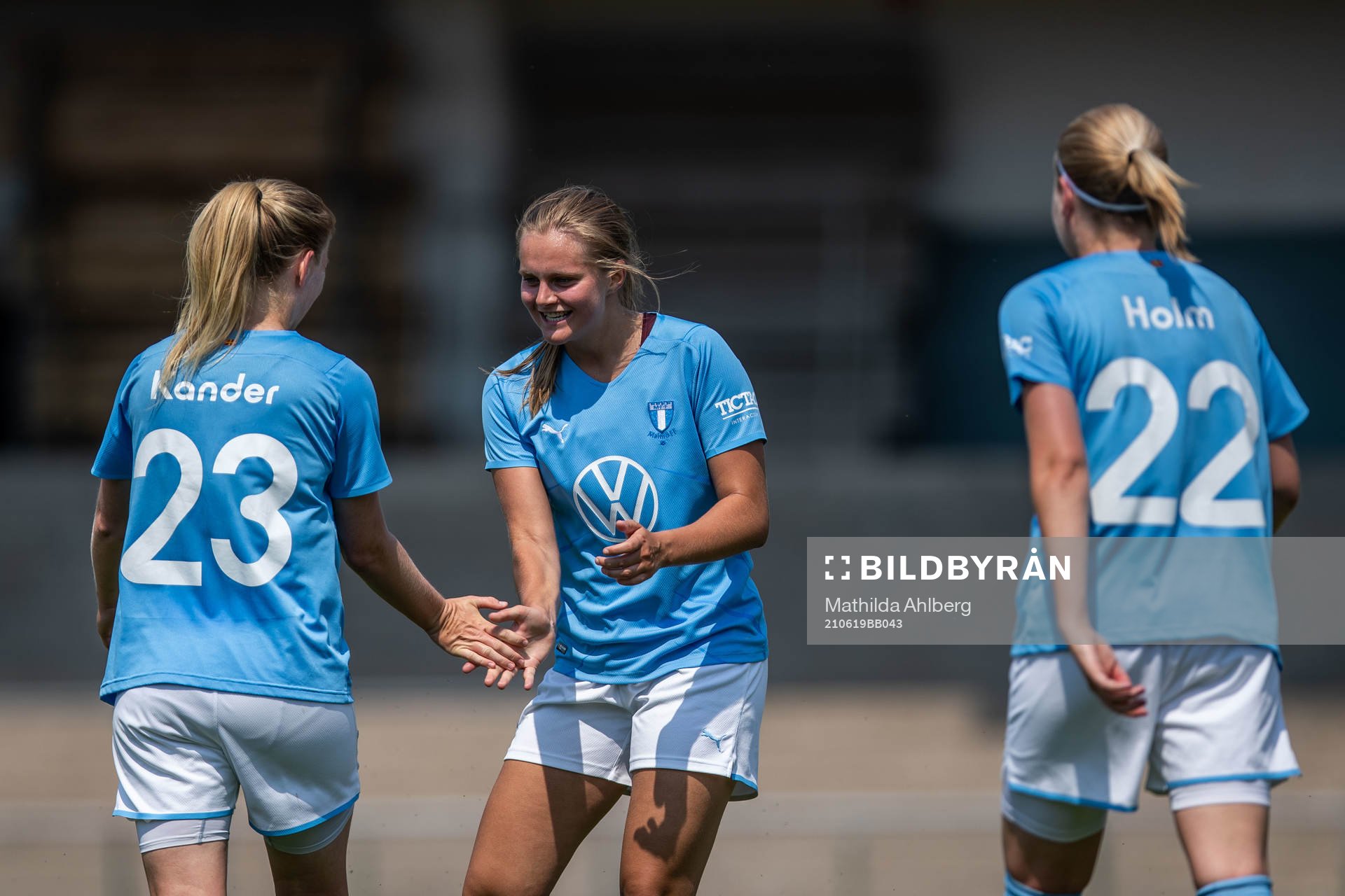 Malmö FFs Ida Lyberg jublar