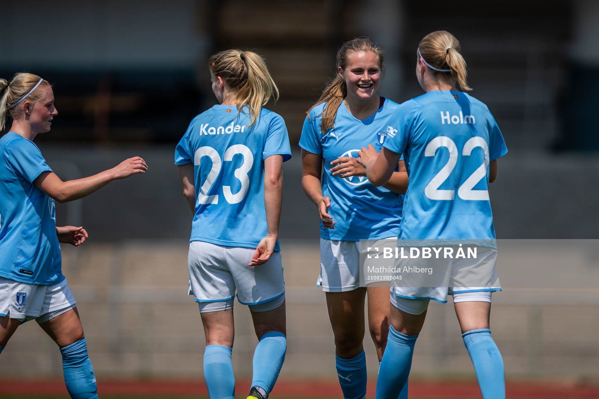 Malmö FFs Ida Lyberg jublar