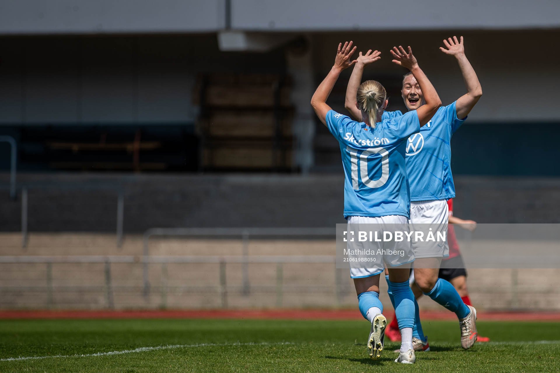 Malmö FFs Madeleine Hejde jublar