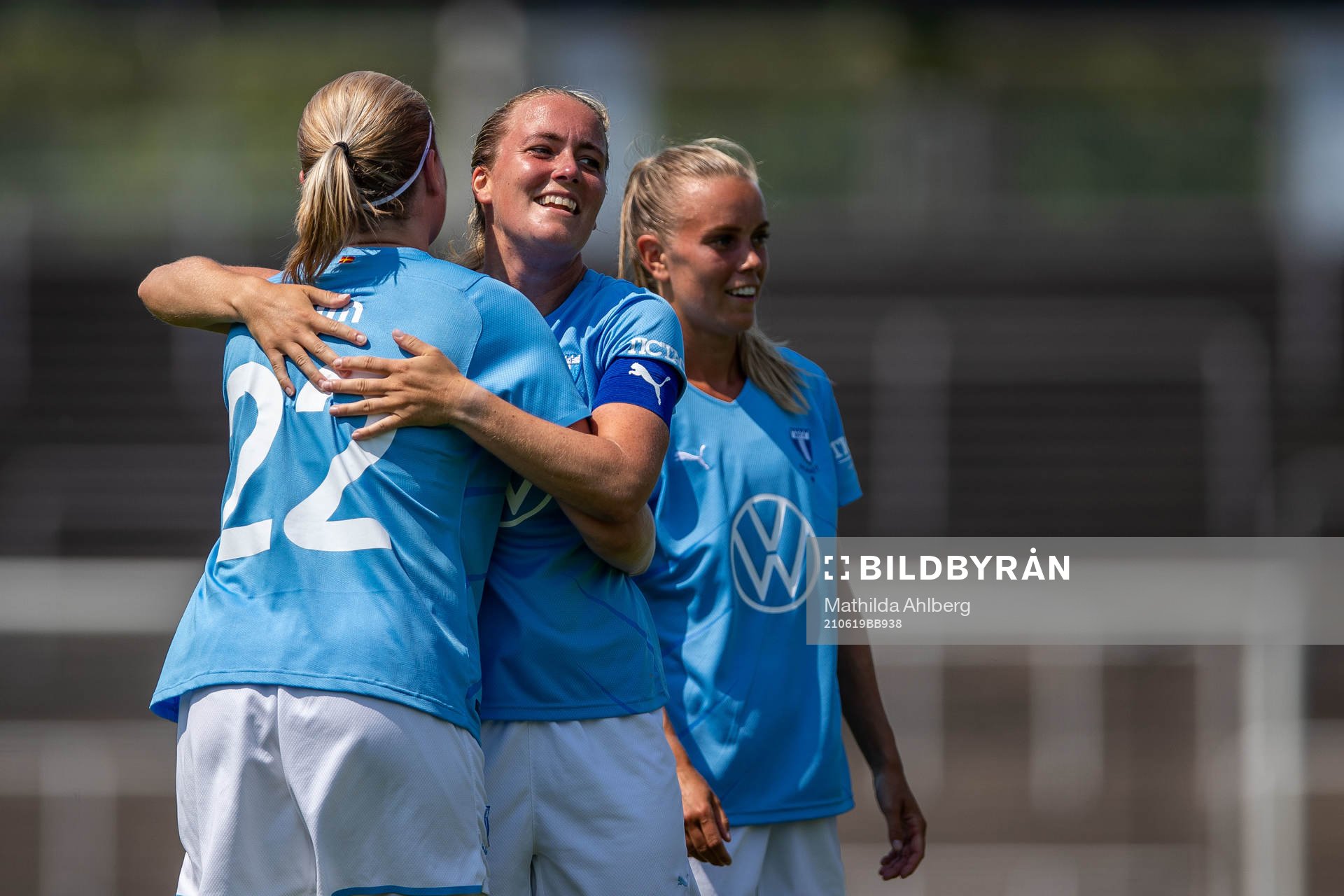 Malmö FFs Beatrice Andersson jublar