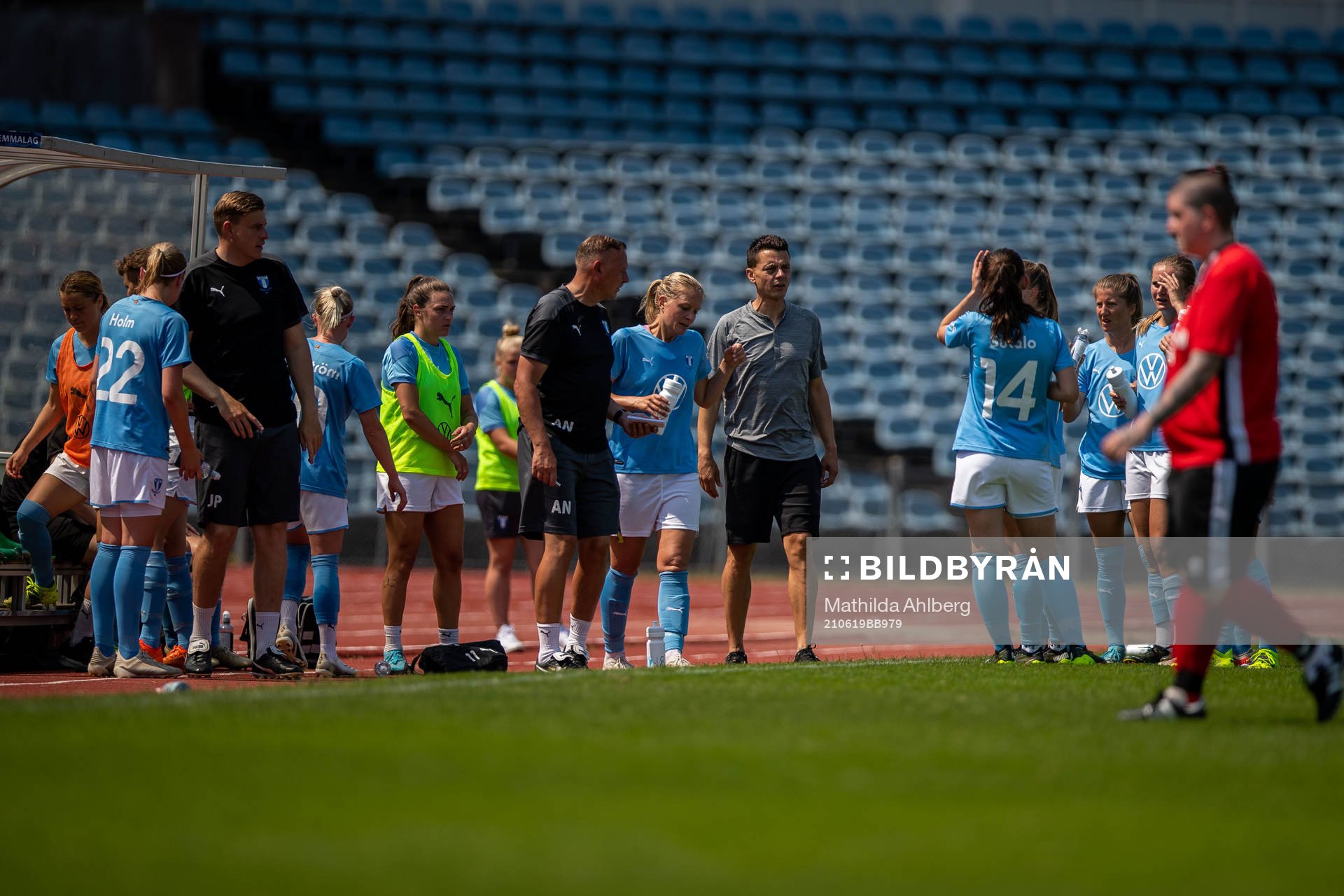 Malmö FFs spelare och ledare samlade