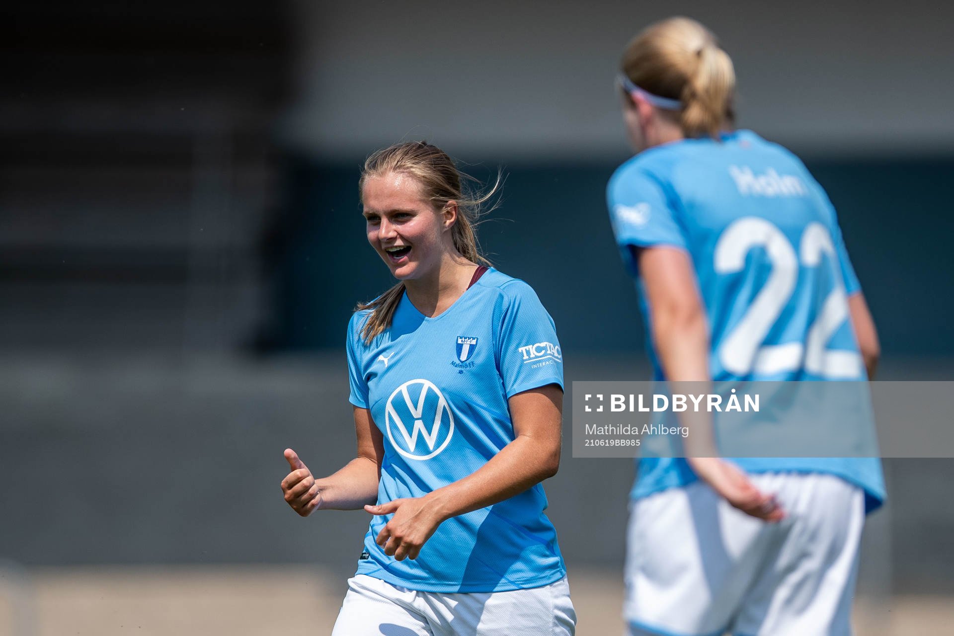 Malmö FFs Ida Lyberg jublar