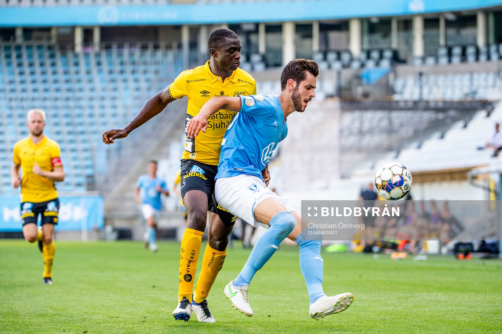 Elfsborgs Maudo Lamine Jarjué mot Malmö FFs Adi Nalic