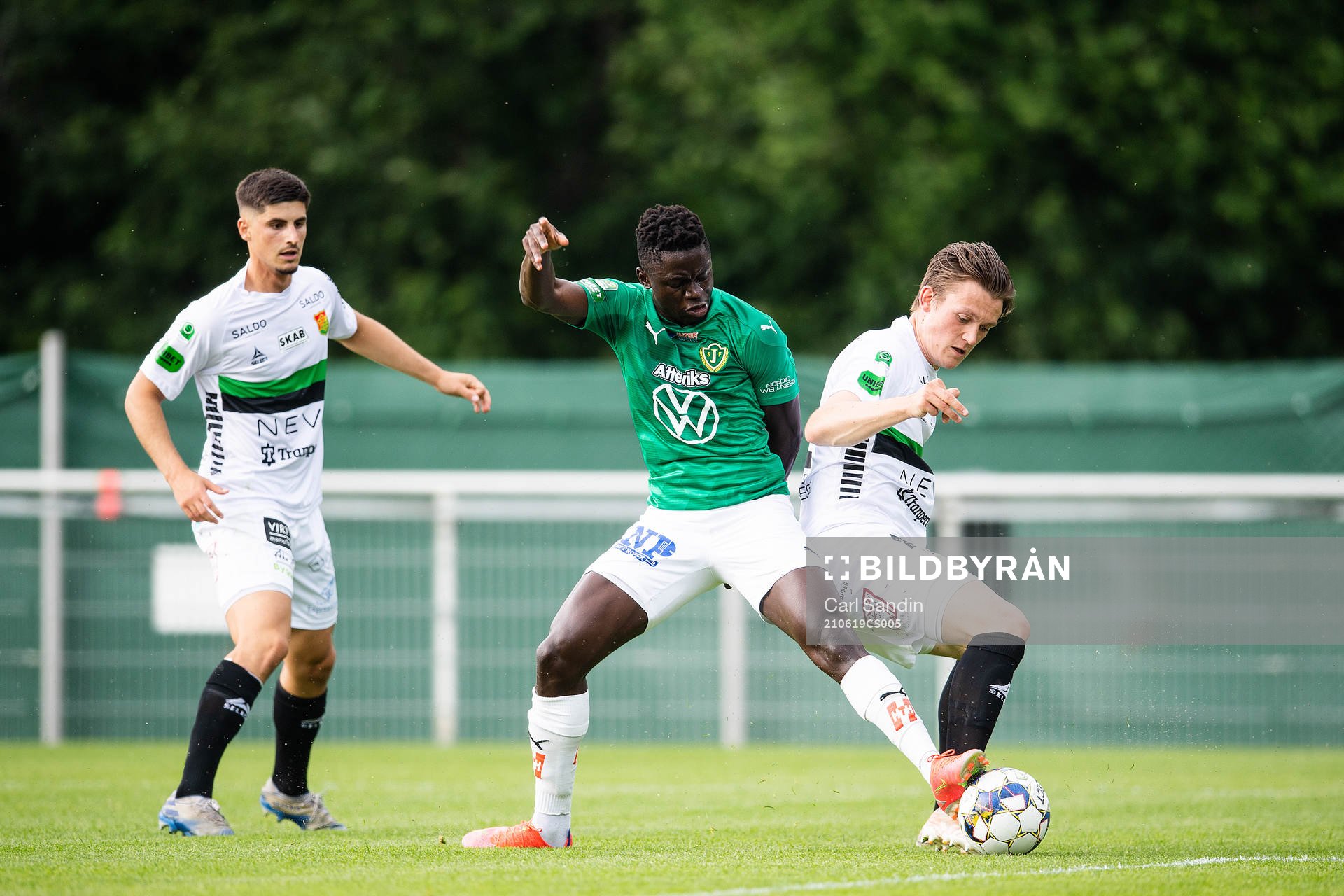 Jönköpings Eric Johana Omondi och GAIS Daniel Hultqvist