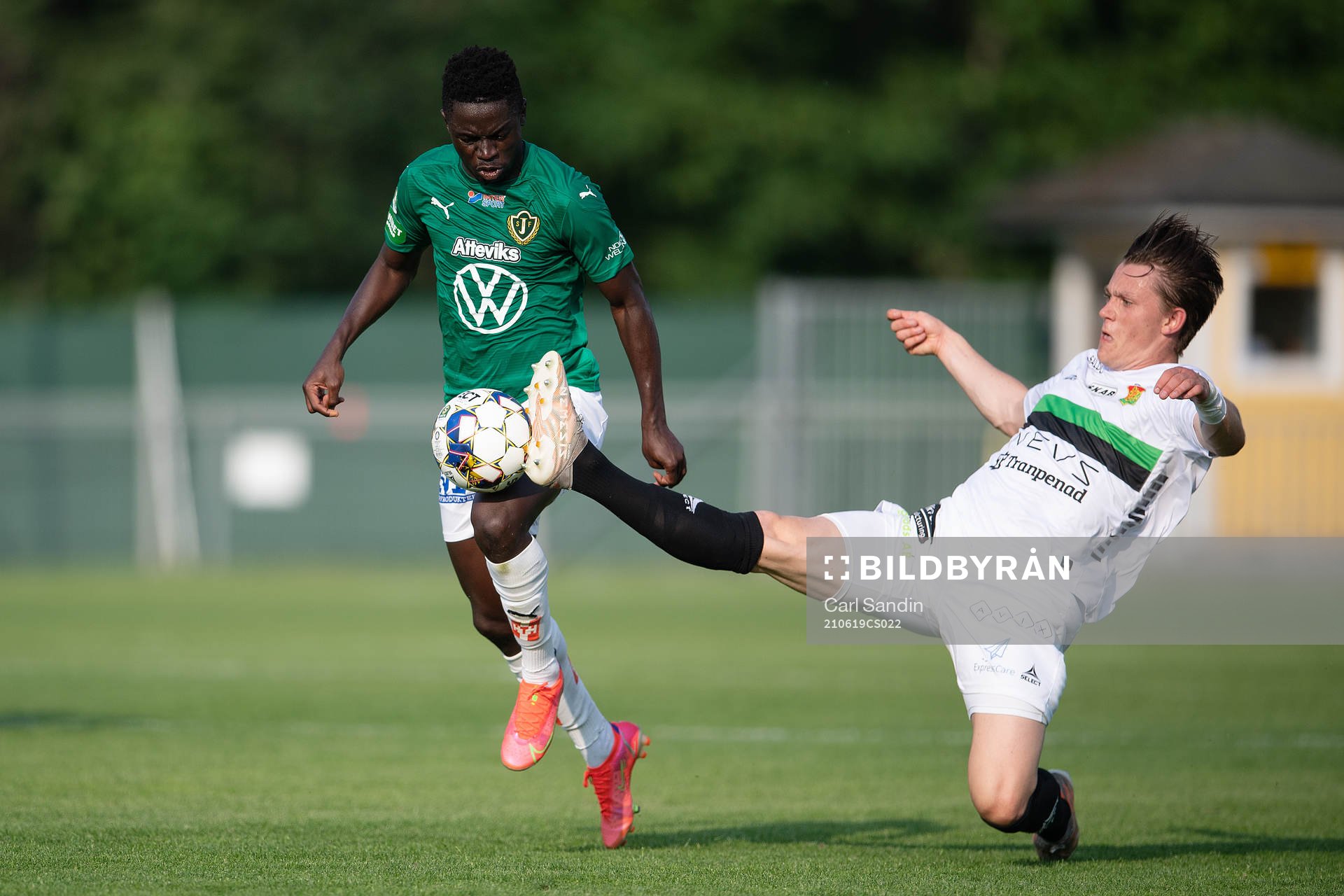 Jönköpings Eric Johana Omondi och GAIS Daniel Hultqvist