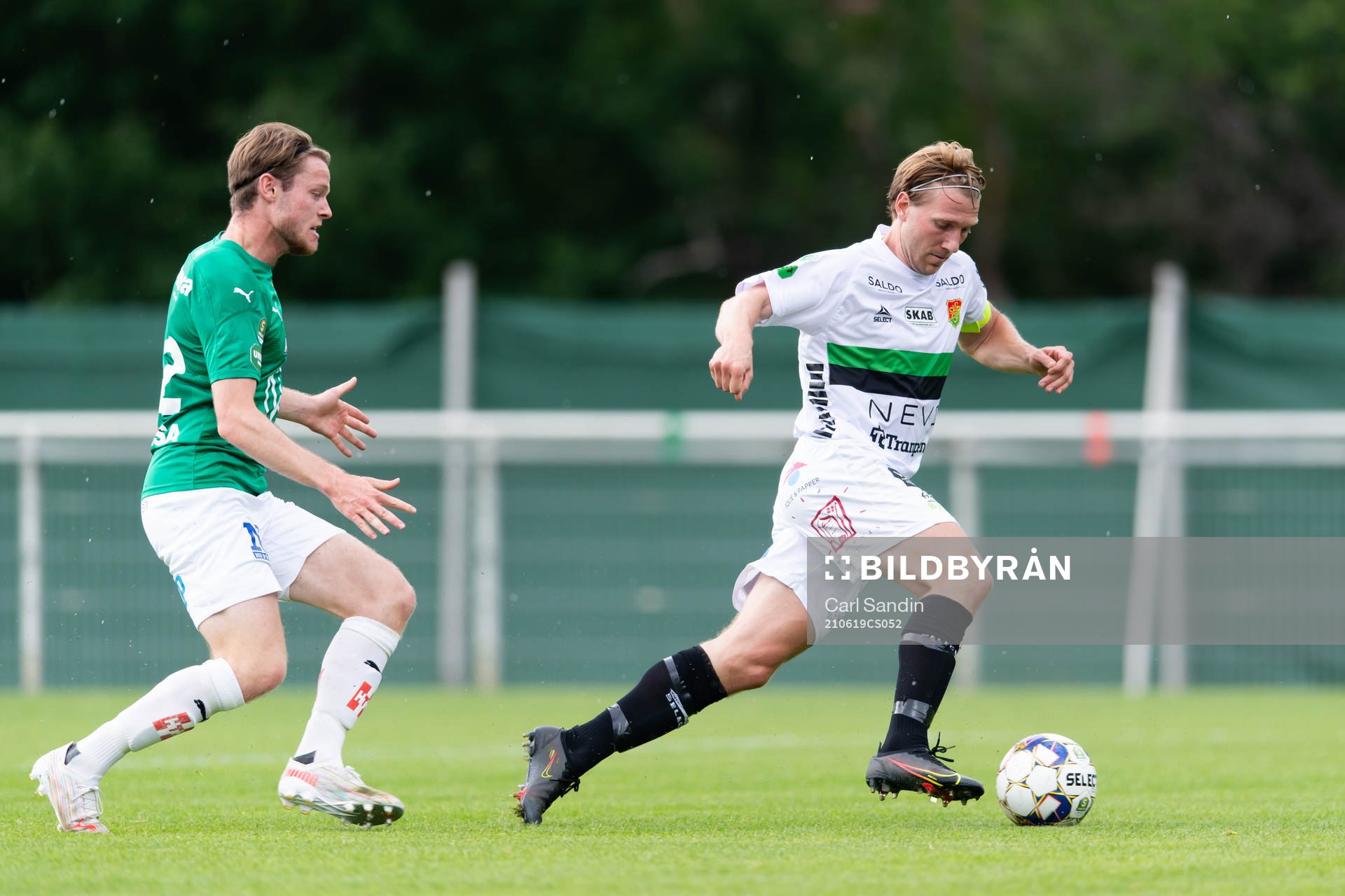 Jönköpings Daniel Ljung och  GAIS August Wängberg