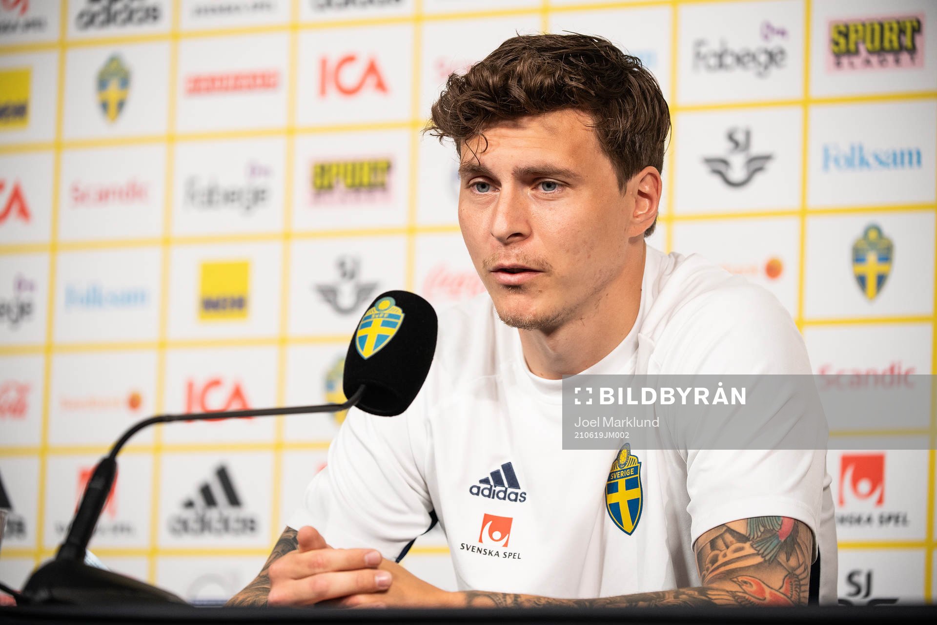 Victor Nilsson Lindelöf of the Swedish national football